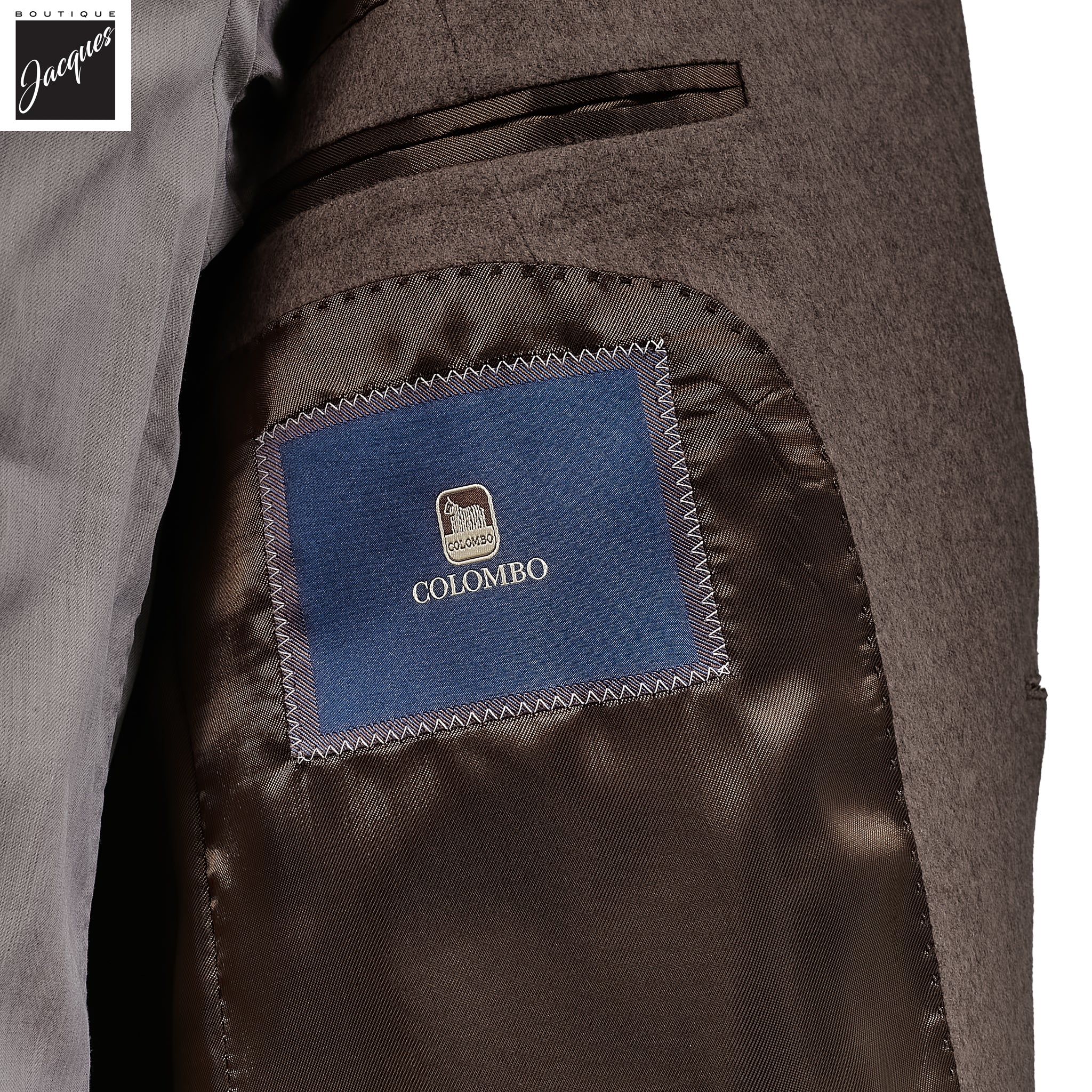 Brown Silk-Cashmere Contemporary Dream Fit Sport Jacket - Luigi Bianchi - Image 6