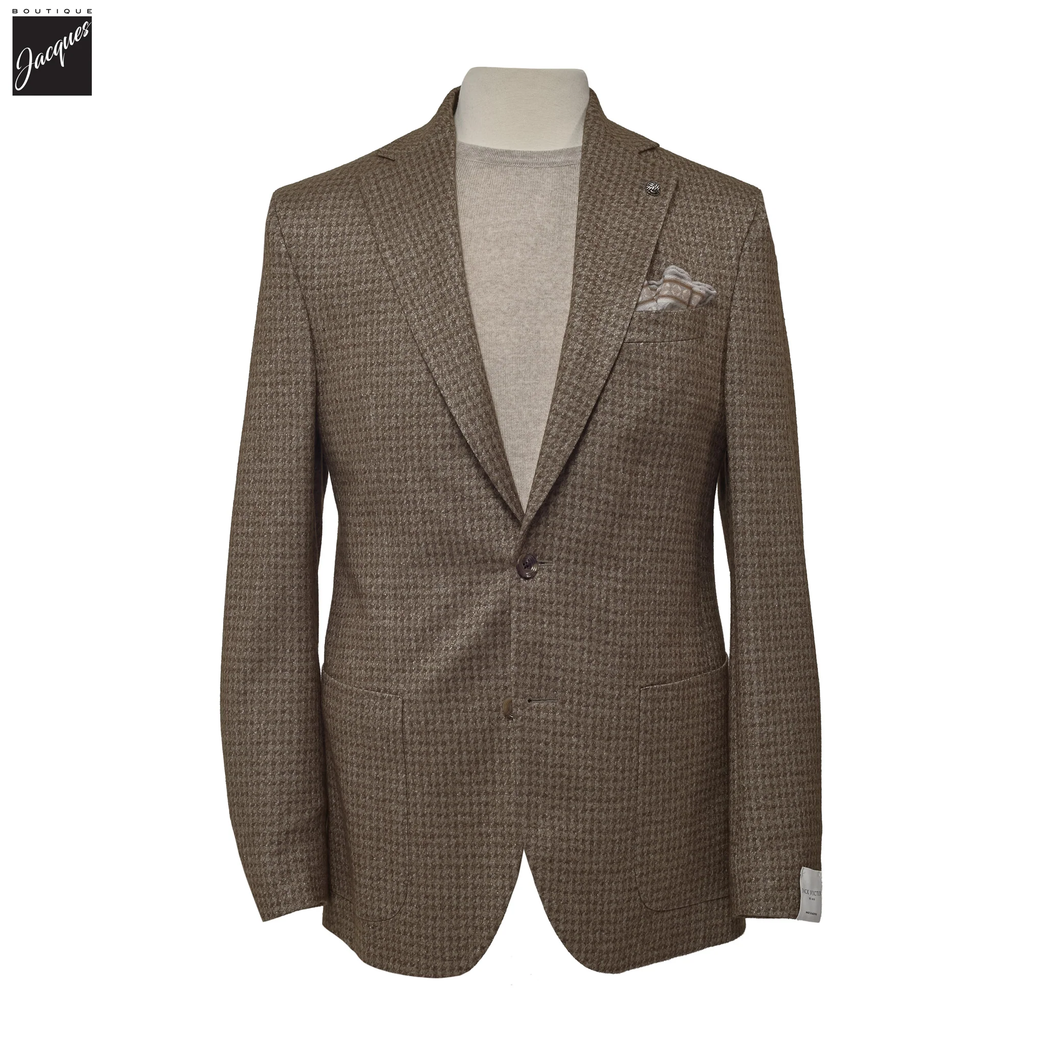 Brown Loro Piana Silk-Cashmere Hartford Contemporary Fit Knitted Jacket - Jack Victor