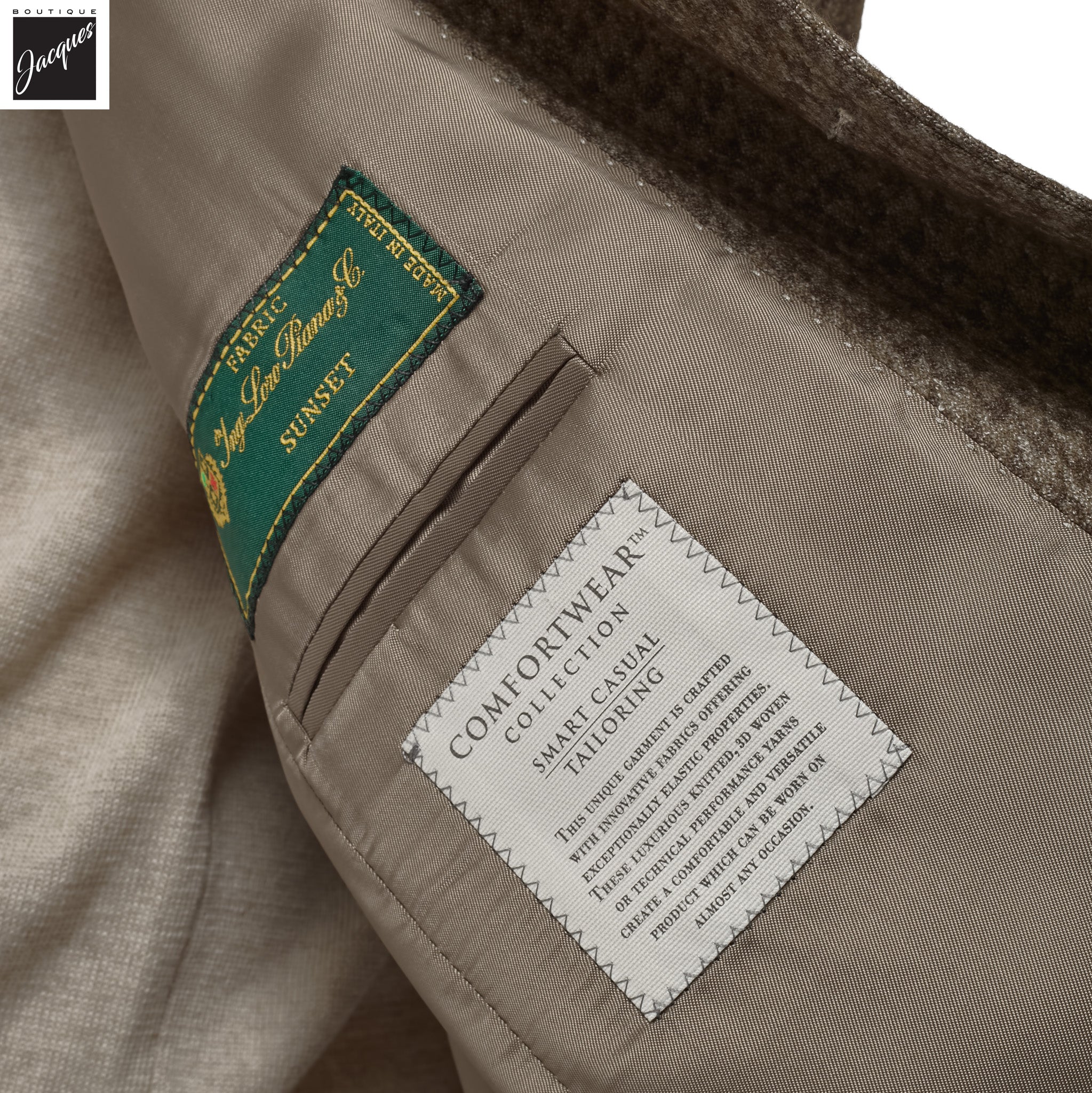 Brown Loro Piana Silk-Cashmere Hartford Contemporary Fit Knitted Jacket - Jack Victor - Image 5