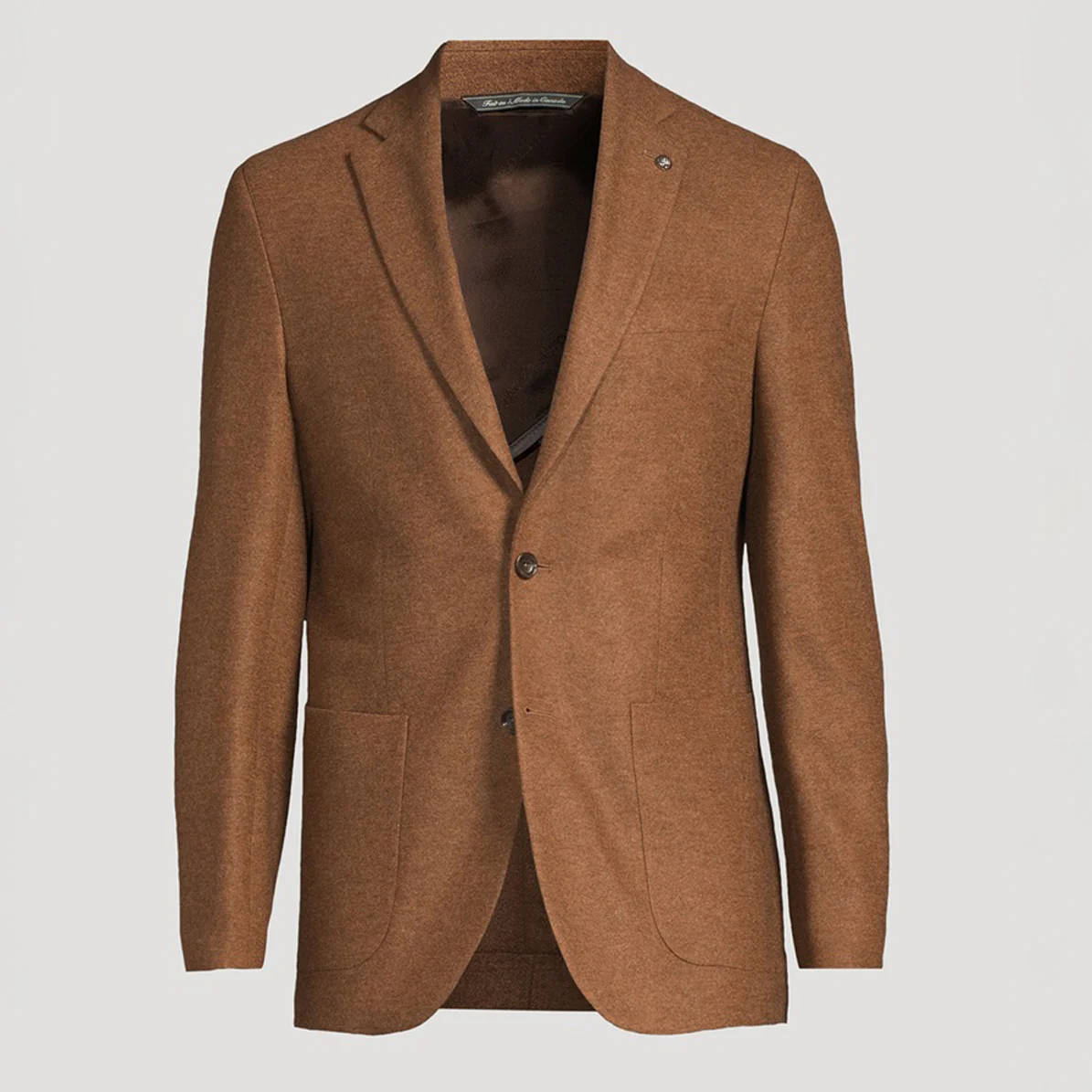 Caramel Loro Piana Cashmere Darwin Contemporary Fit Sport Jacket - Jack Victor - Image 5