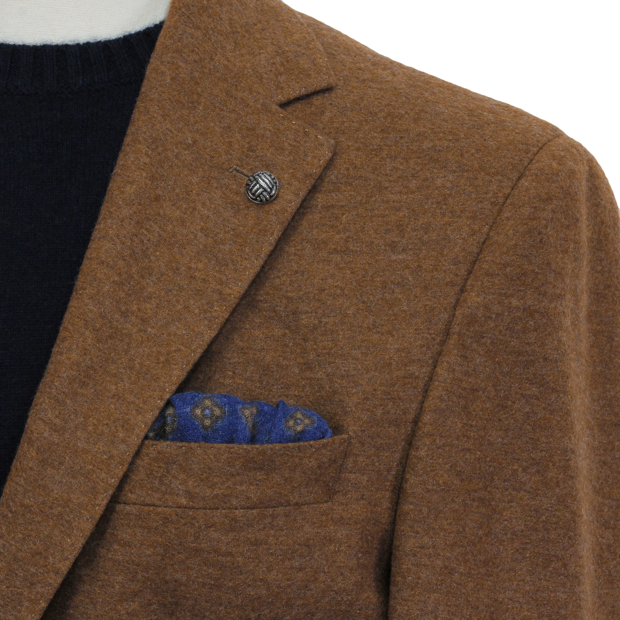 Caramel Loro Piana Cashmere Darwin Contemporary Fit Sport Jacket - Jack Victor - Image 9