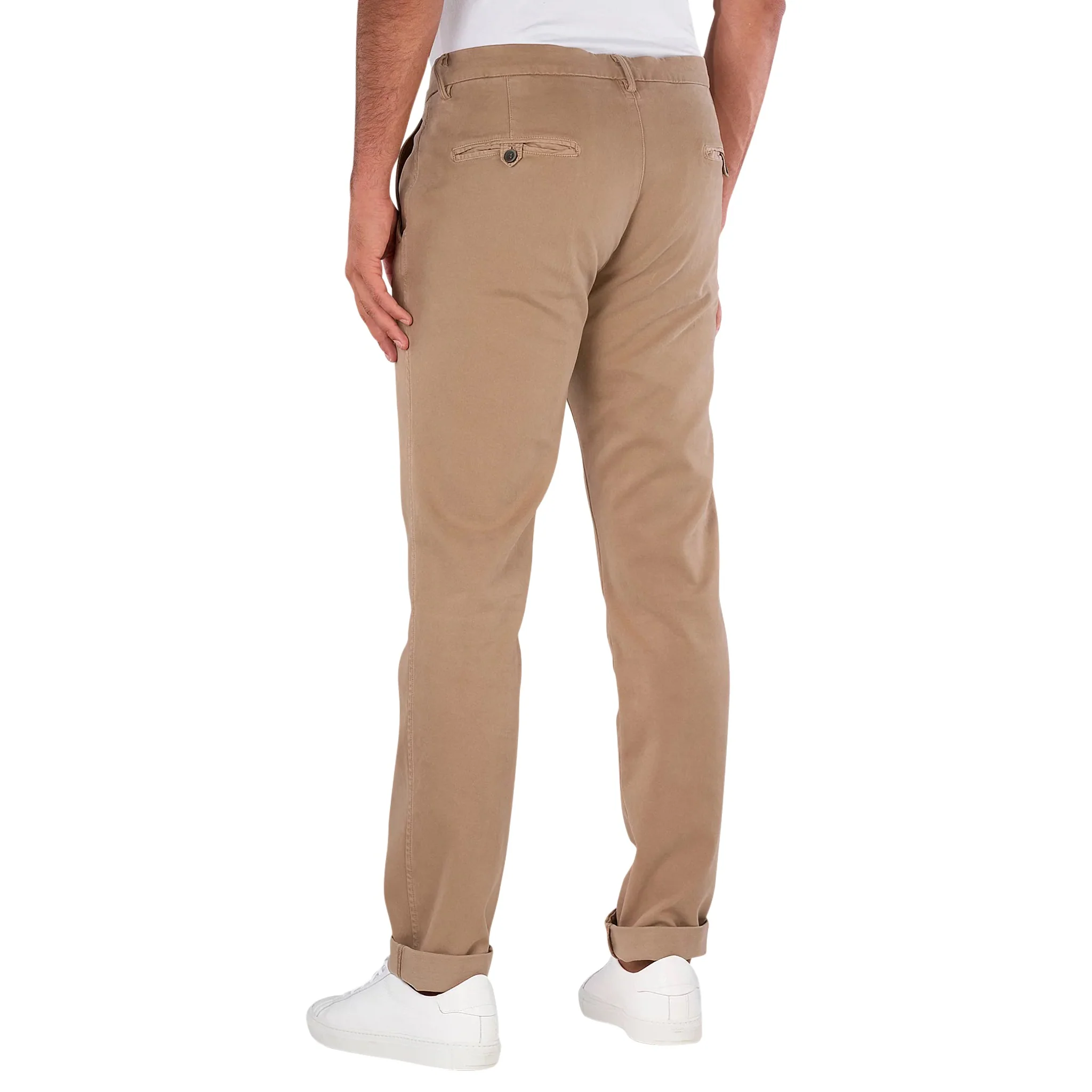 Caramel Twill Stretch Slim Fit Chino - Mason's - Image 3
