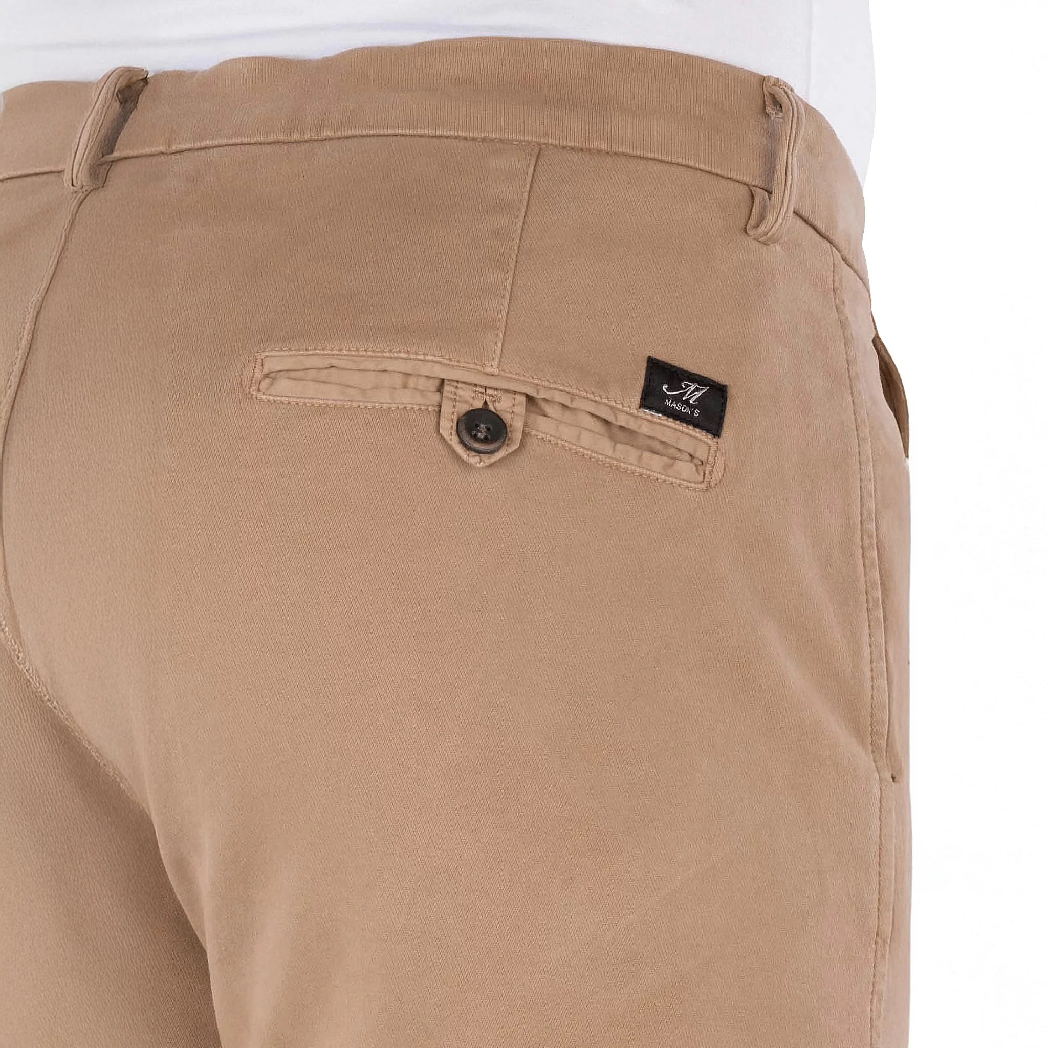 Caramel Twill Stretch Slim Fit Chino - Mason's - Image 5