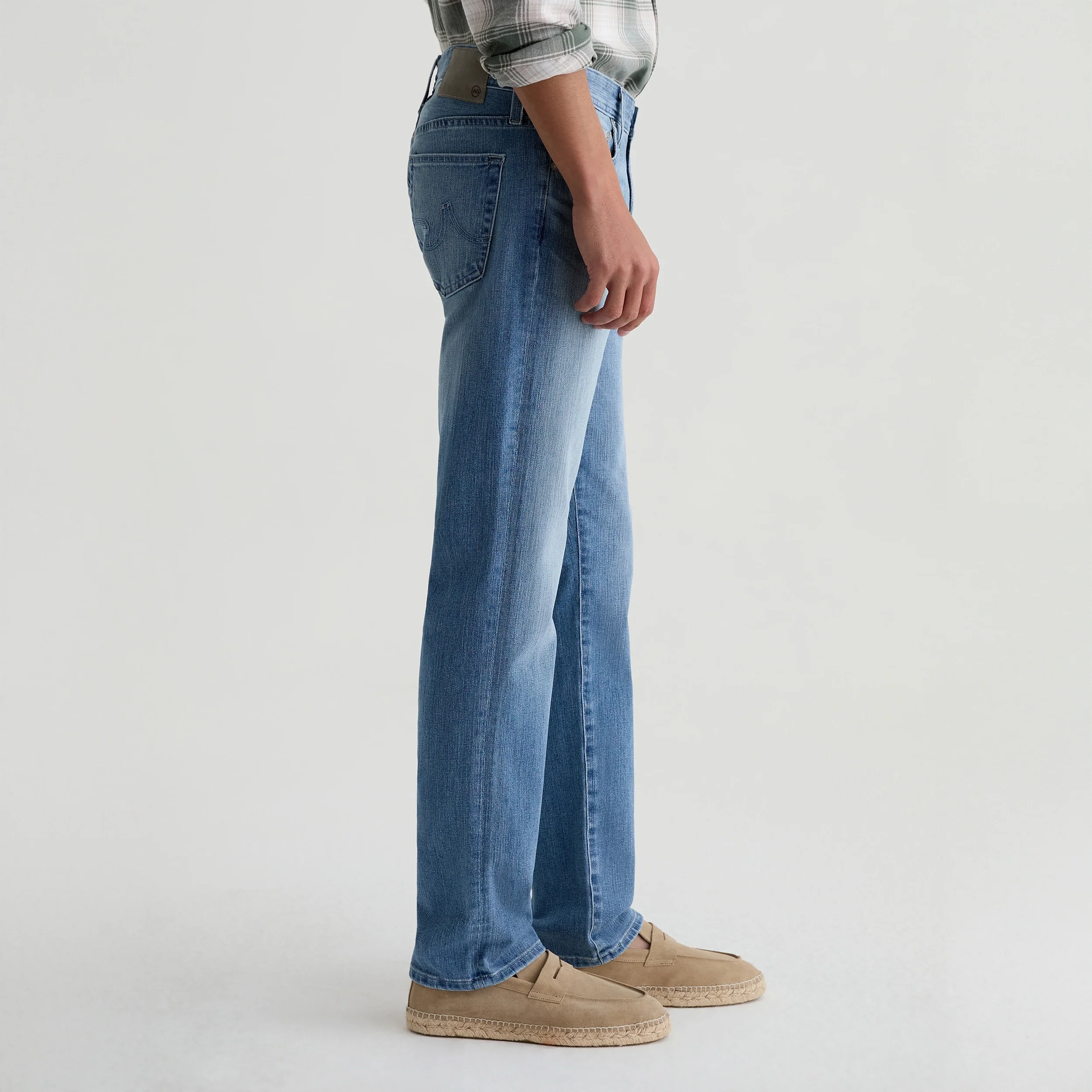 Cascade Light Wash 360 Stretch Modern Slim Fit Jeans - AG - Image 5