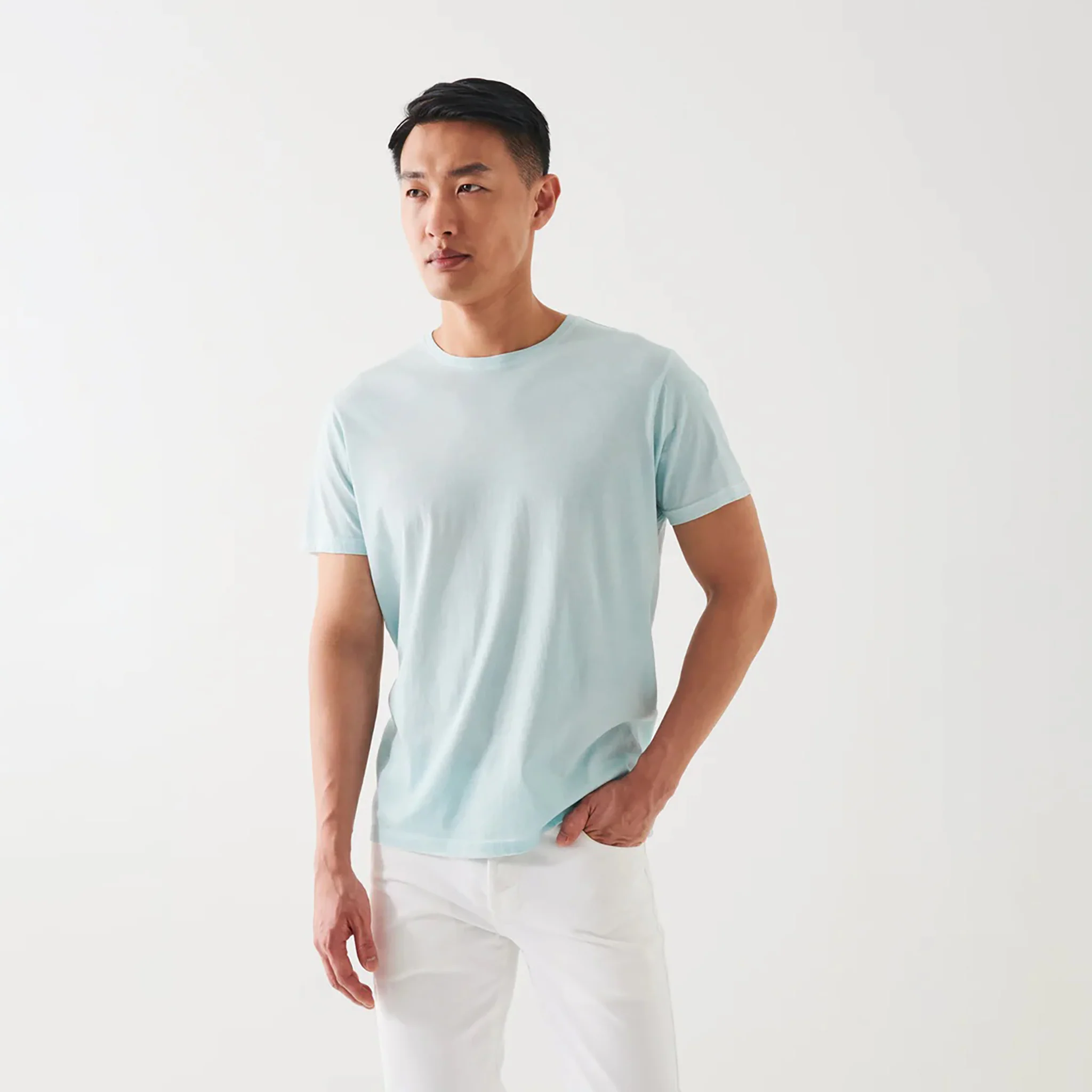 Celery Pima Spray Wash T-Shirt - Patrick Assaraf - Image 3