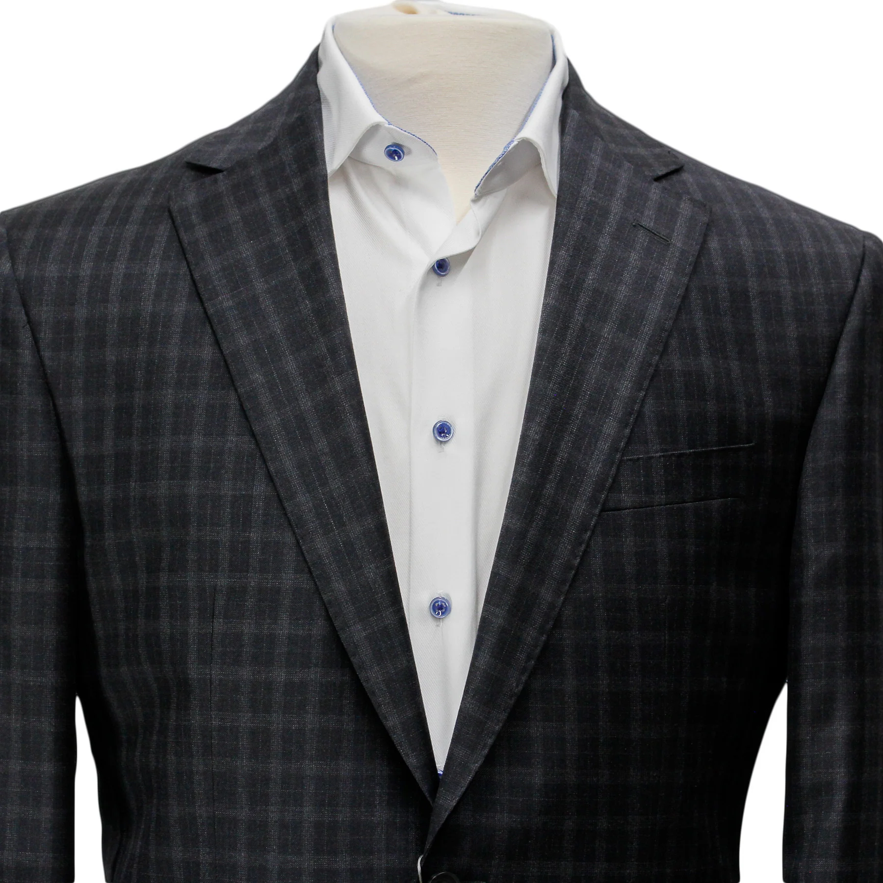 Charcoal Check Esprit Modern Fit Suit - Jack Victor - Image 3