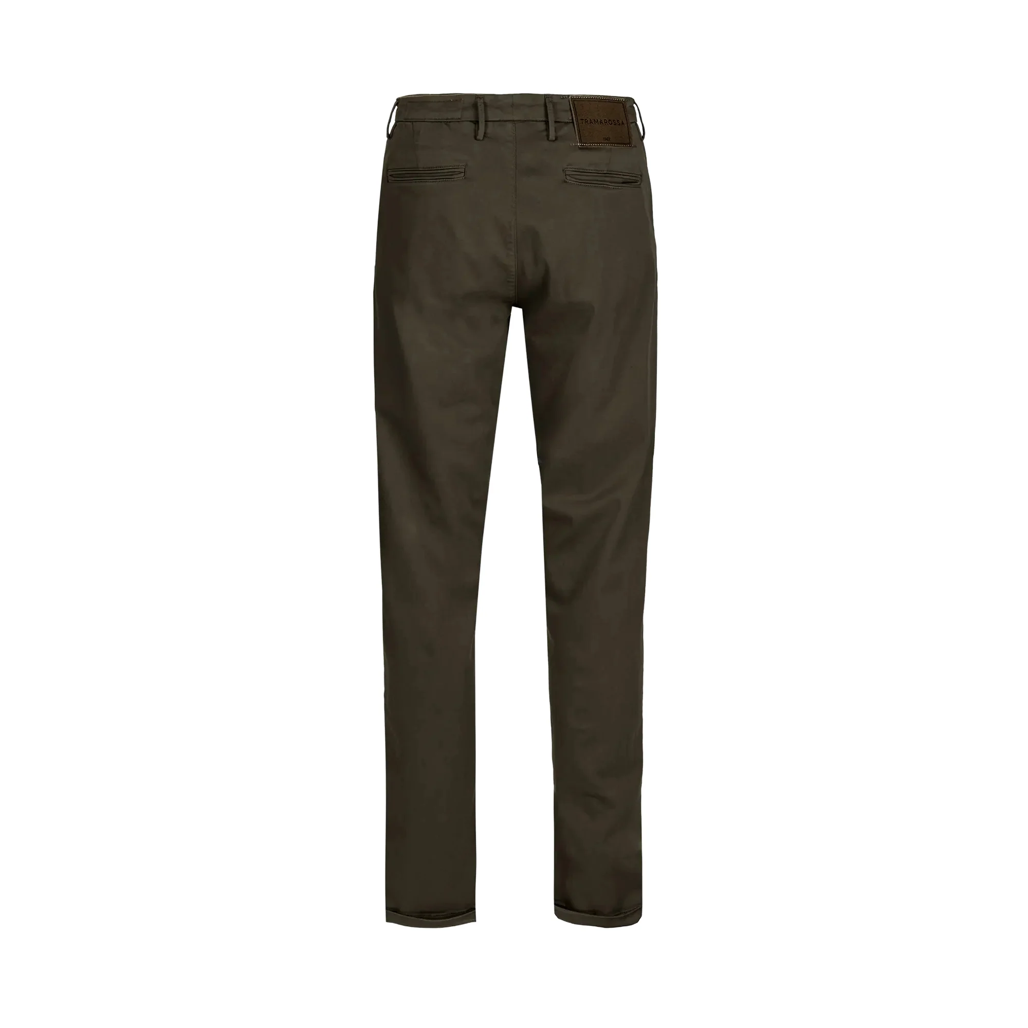 Coffee Brown Soft Dye Luis Slim Fit Super-Stretch Chino Pants - TRAMAROSSA - Image 4