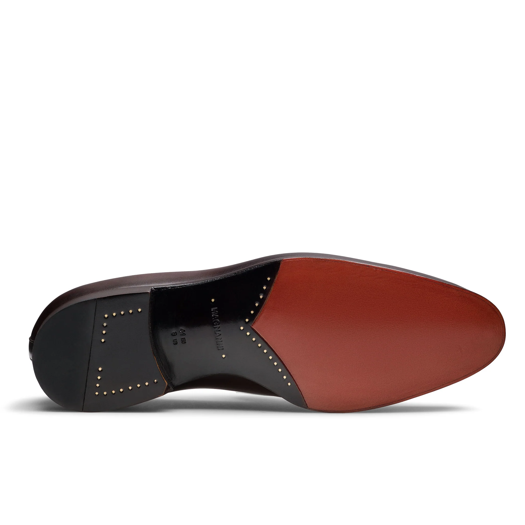 Cognac Brown Leather Marquis Seleccion Penny Loafer Shoes - Magnanni - Image 4