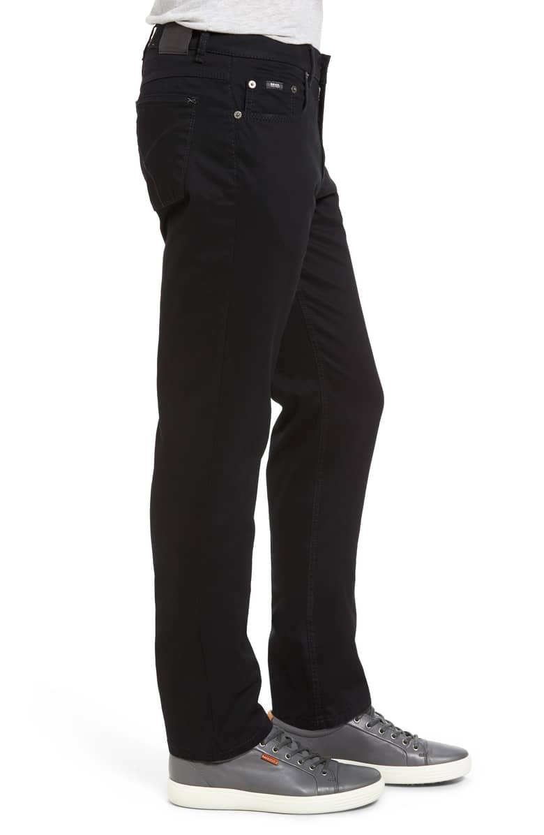 Black Cooper Fancy Marathon Stretch Cotton Trousers - Brax - Image 3
