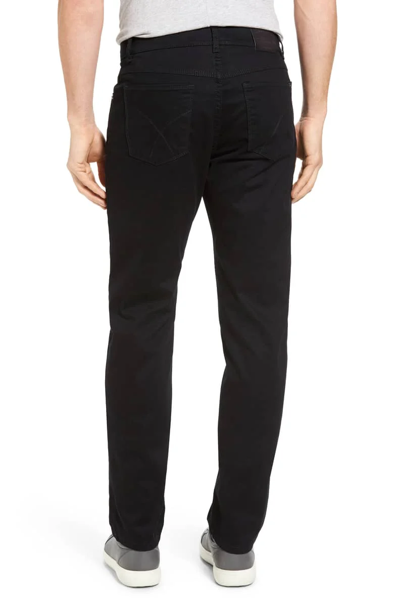 Black Cooper Fancy Marathon Stretch Cotton Trousers - Brax - Image 8