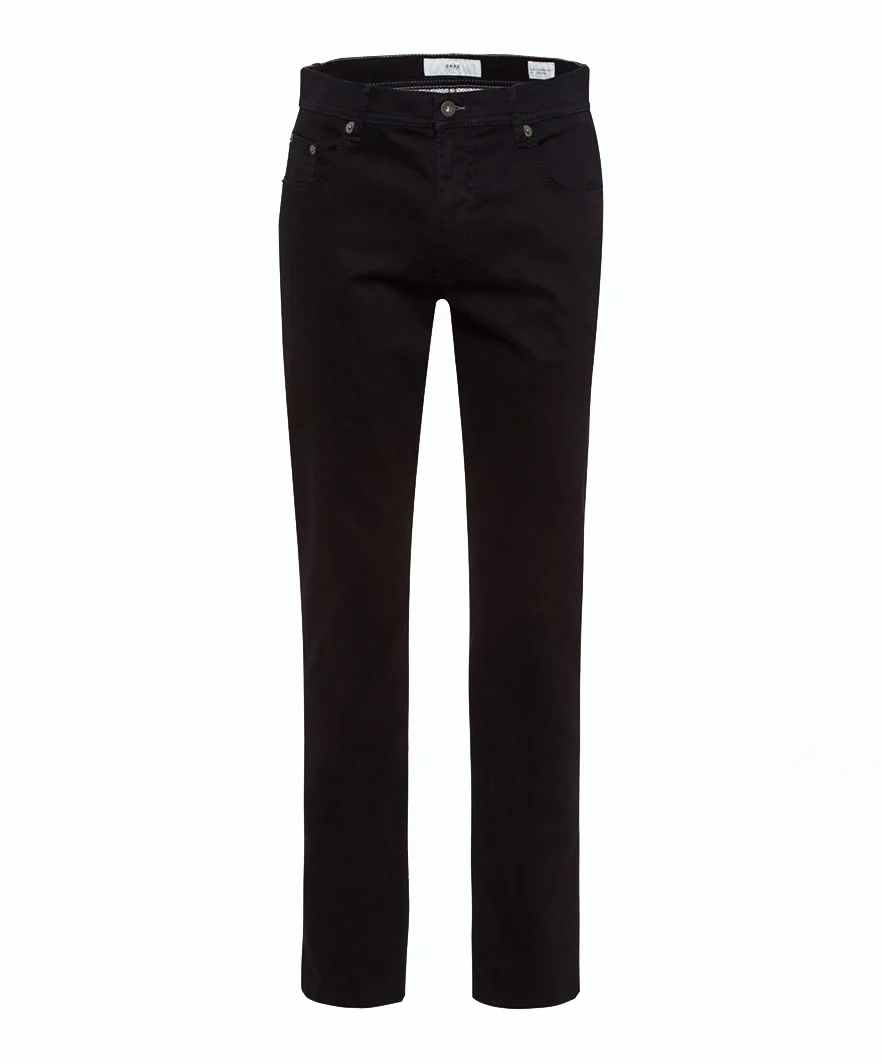 Black Cooper Fancy Marathon Stretch Cotton Trousers - Brax - Image 9