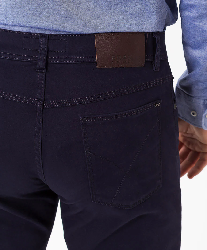 Perma Blue Cooper Fancy Marathon Stretch Cotton Trousers - Brax - Image 9