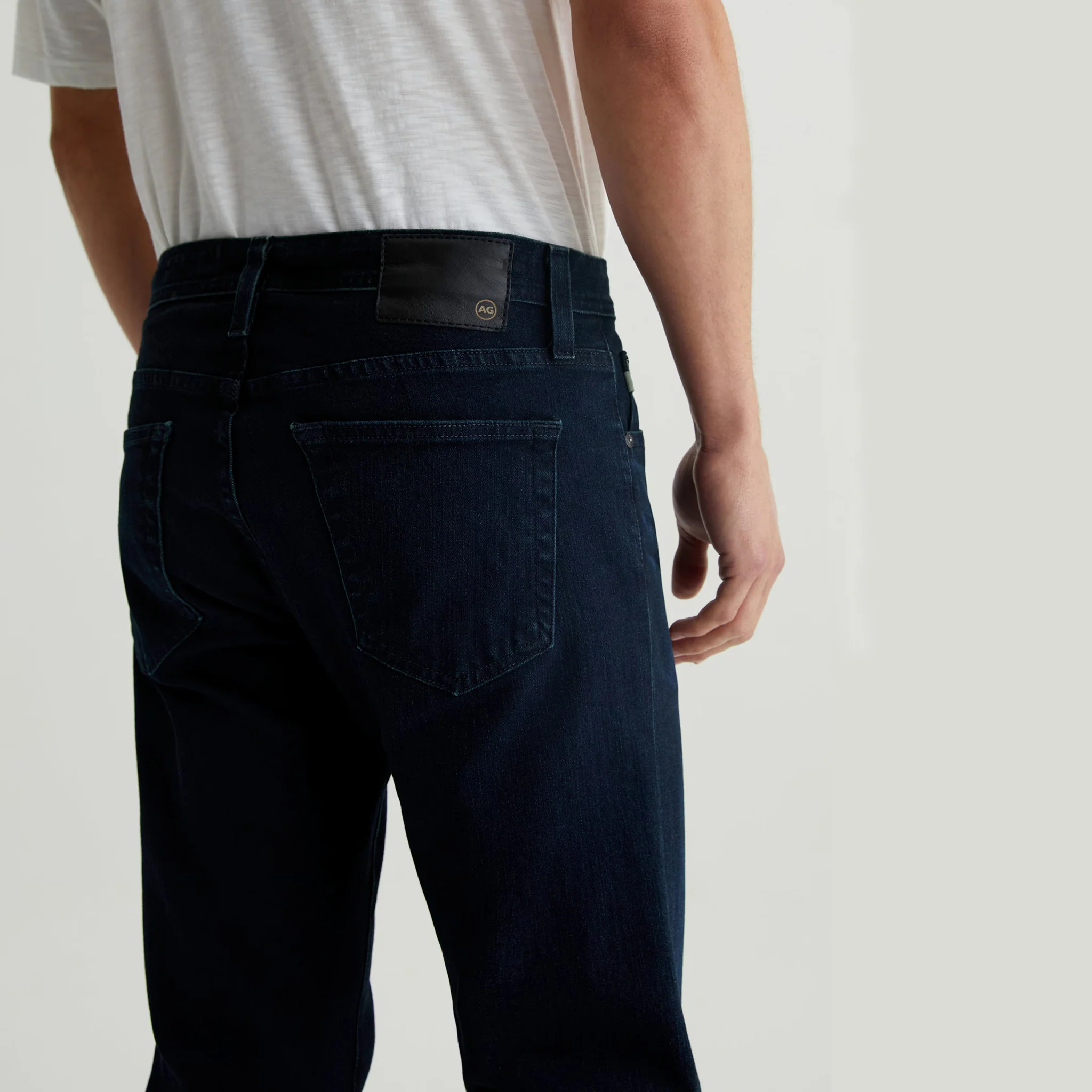 Dark Blue Bundled 360 Stretch Modern Slim Fit Jeans - AG - Image 2