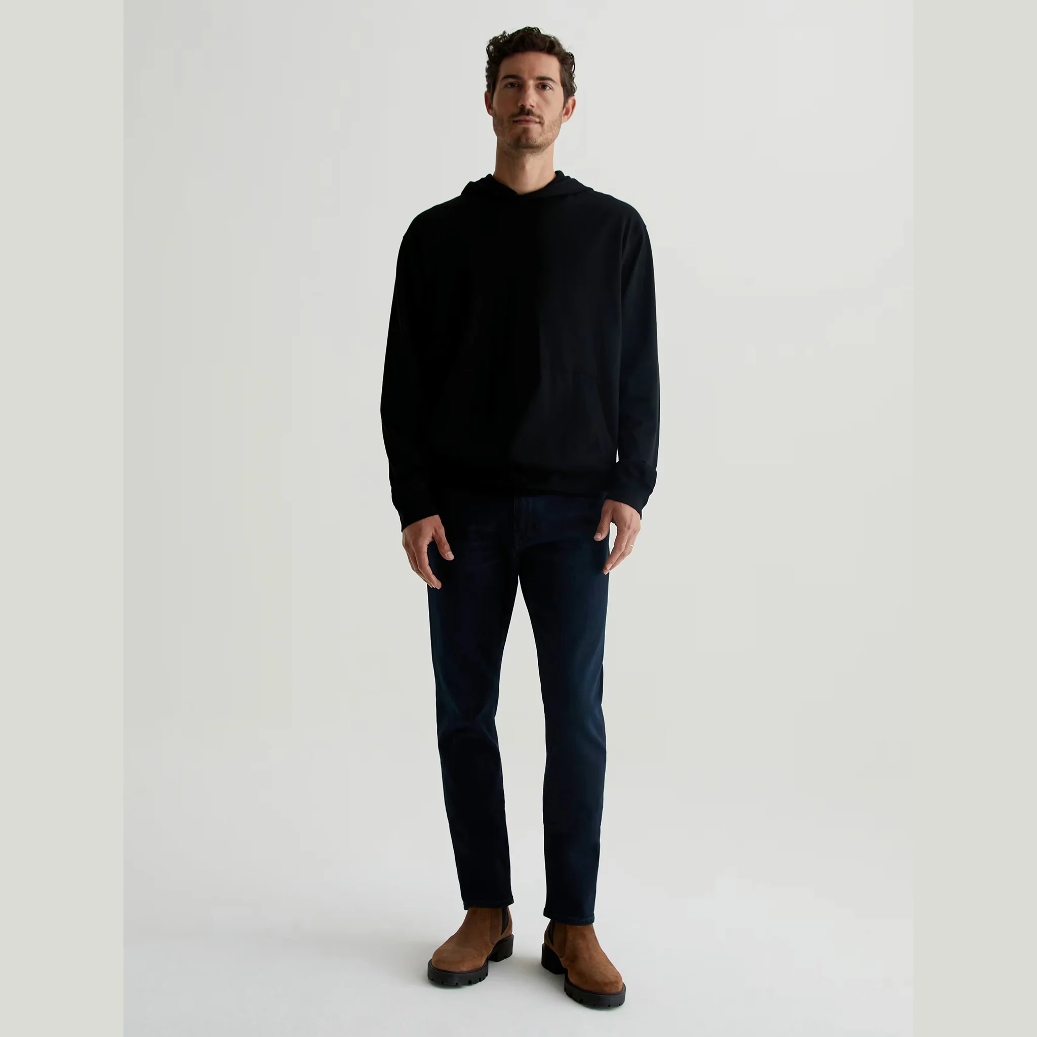 Dark Blue Bundled 360 Stretch Modern Slim Fit Jeans - AG - Image 4