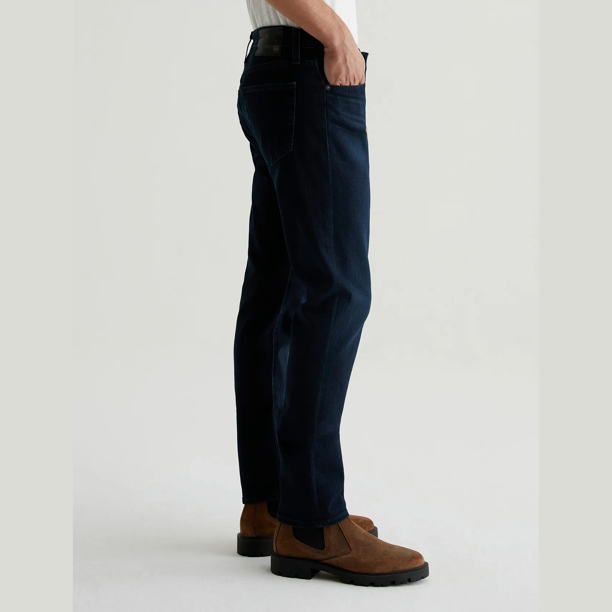 Dark Blue Bundled 360 Stretch Modern Slim Fit Jeans - AG - Image 6
