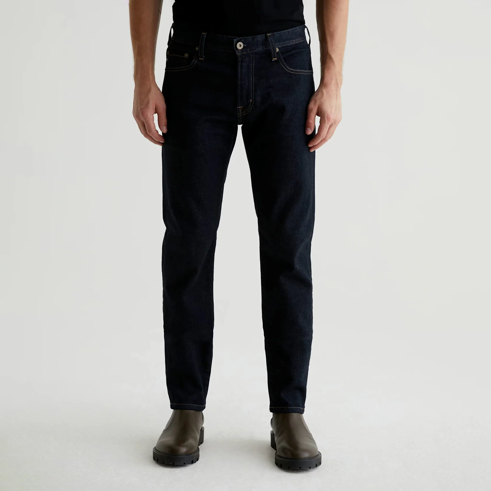 Dark Blue Monument Modern Slim Fit Jeans - AG