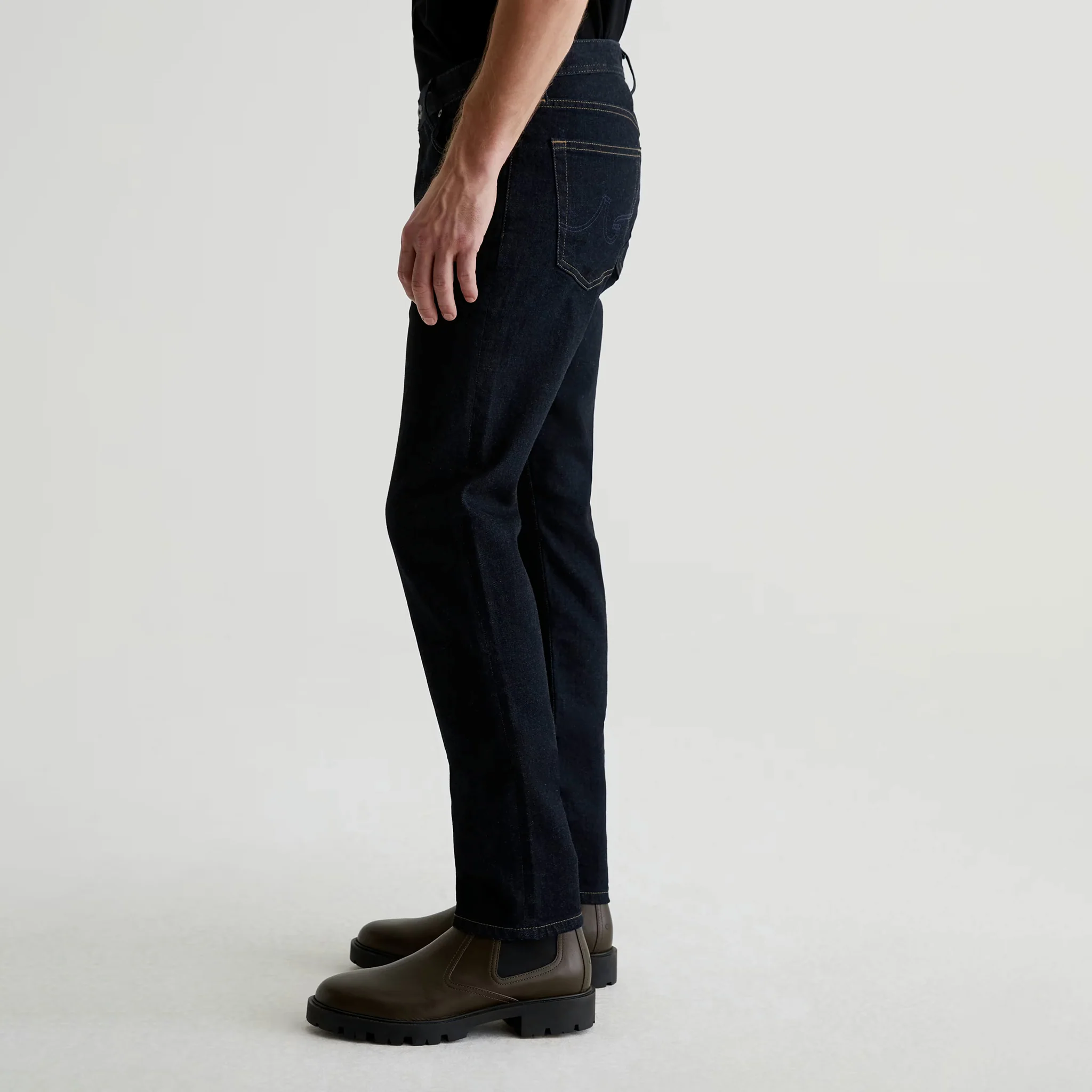 Dark Blue Monument Modern Slim Fit Jeans - AG - Image 6