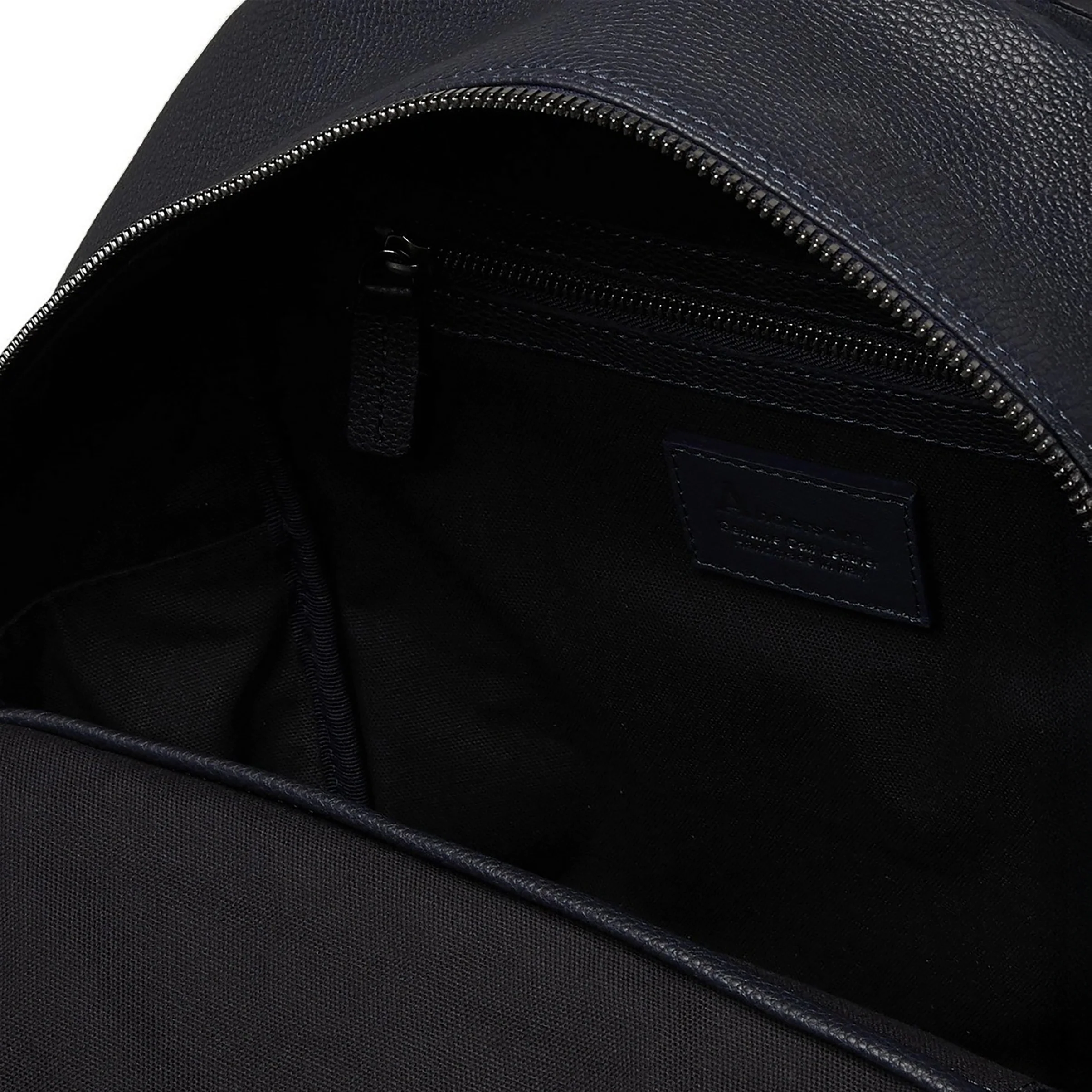 Navy Calf-Leather & Nubuck Business-Casual Backpack - Anderson's - Image 3