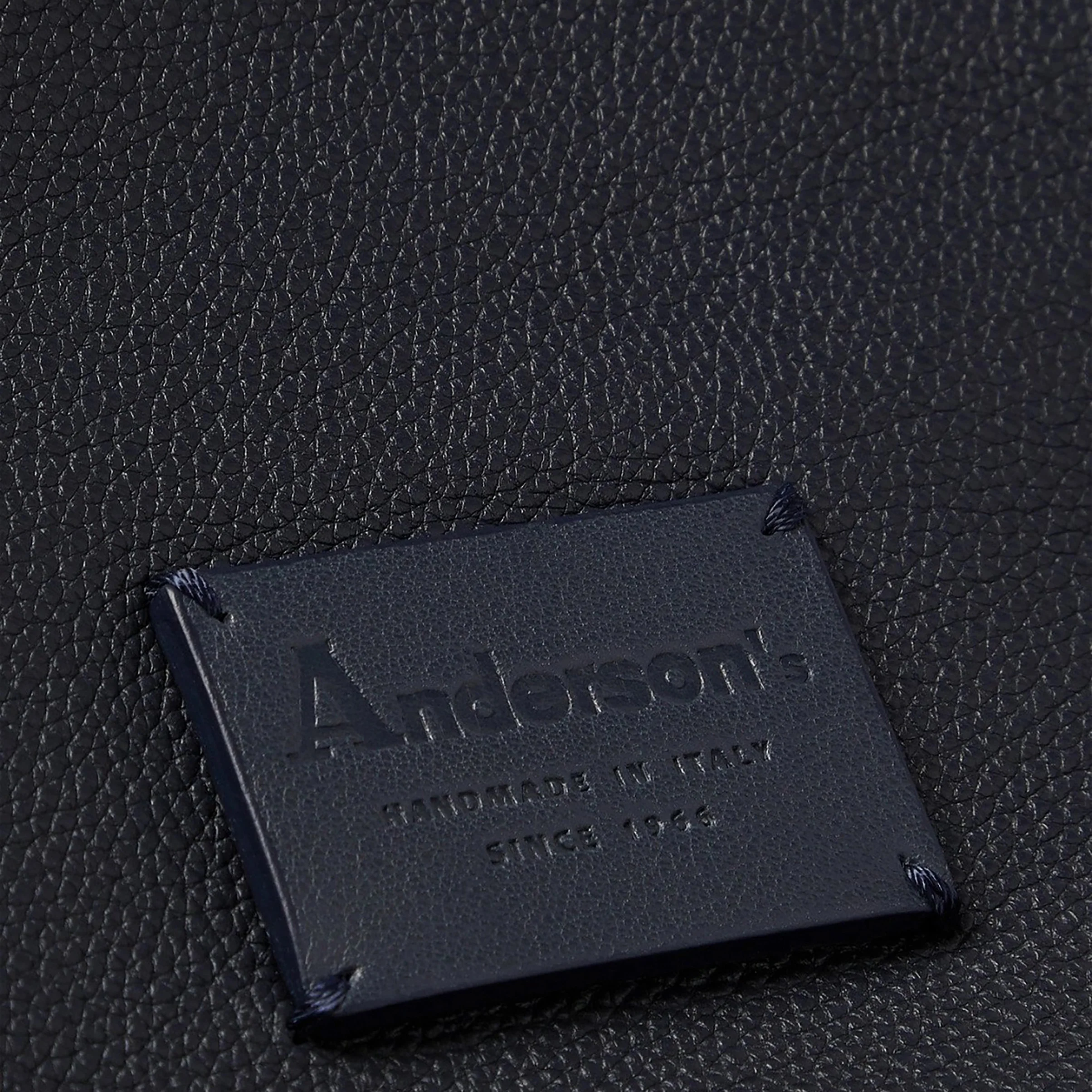Navy Calf-Leather & Nubuck Business-Casual Backpack - Anderson's - Image 4