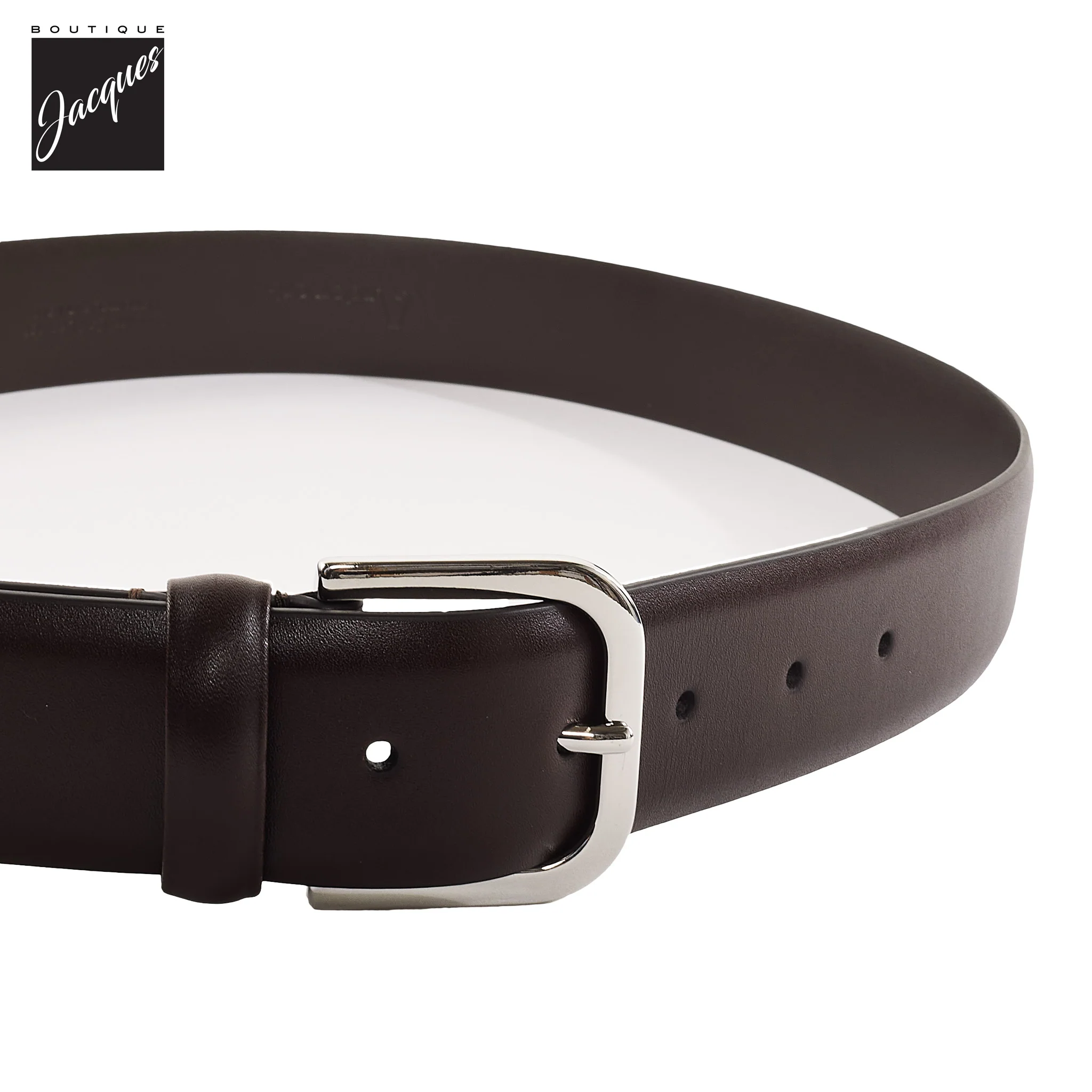 Brown Nappa Calf Leather Belt - Anderson's - Image 3