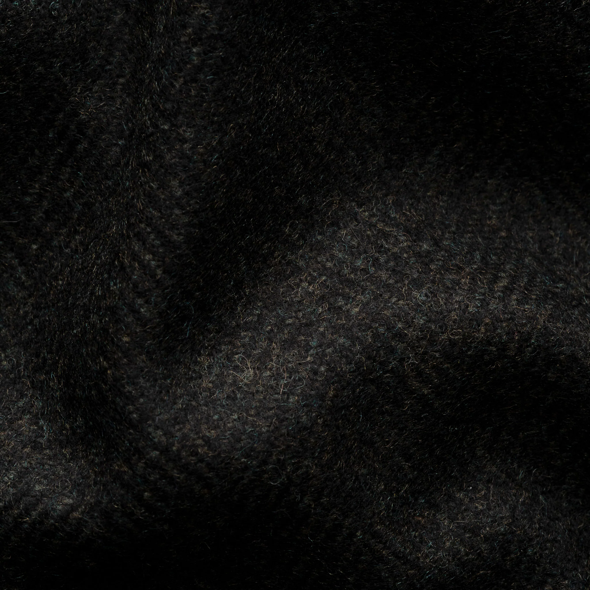 Dark Green Herringbone Wool-Cashmere Chore Jacket - ETON - Image 9