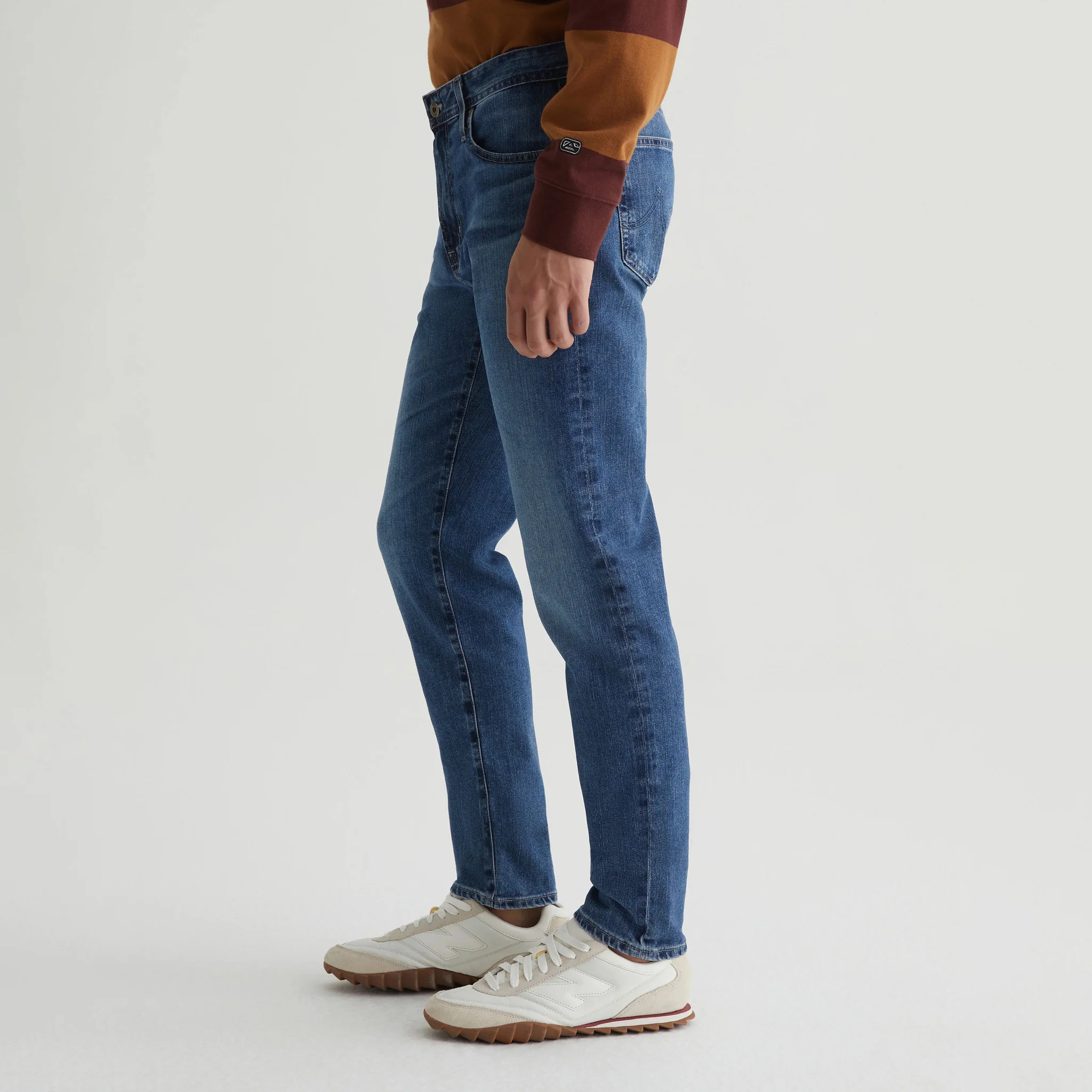 Dylan Slim Skinny VP Kubrick Mid-Blue Vapor Wash Denim - AG Jeans - Image 3