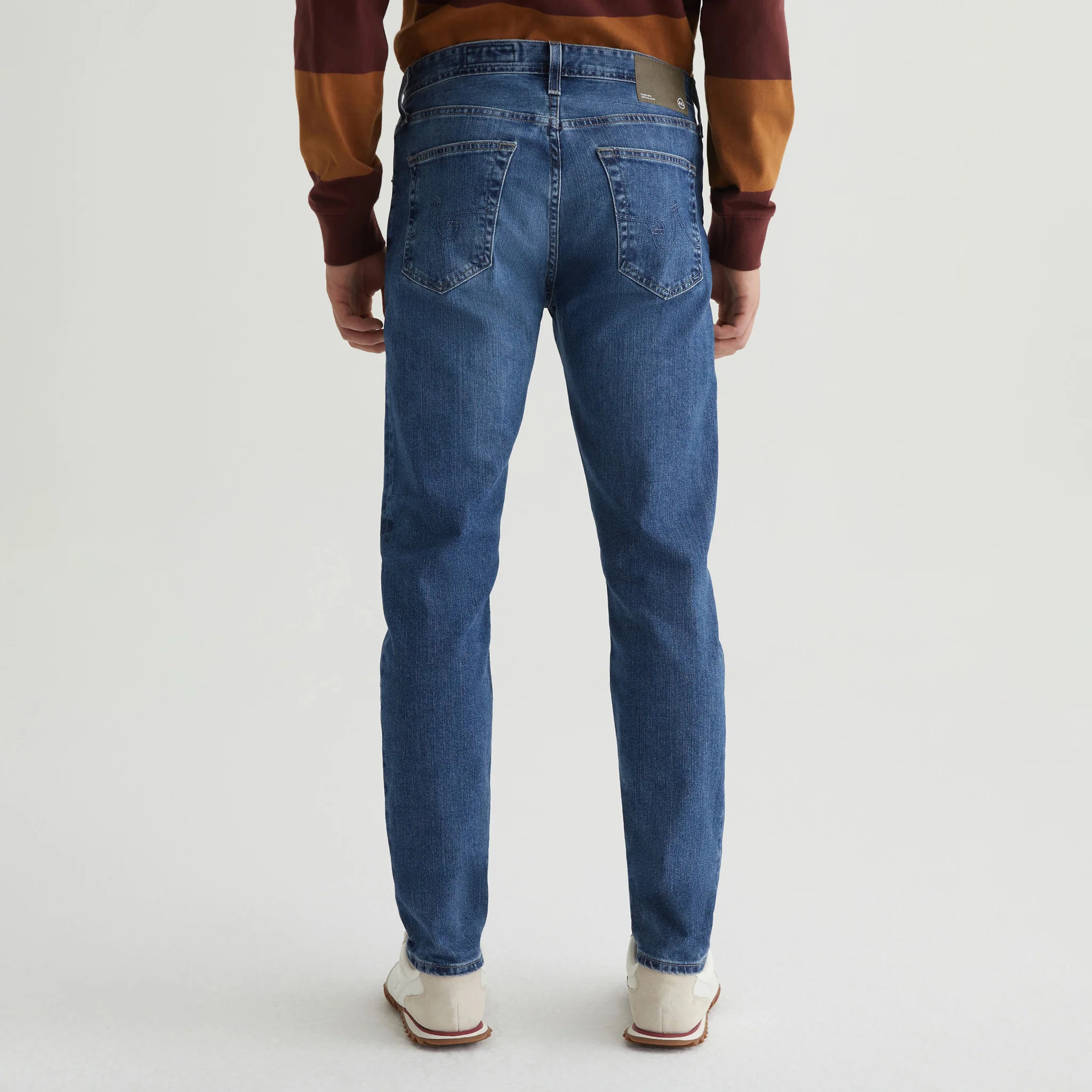 Dylan Slim Skinny VP Kubrick Mid-Blue Vapor Wash Denim - AG Jeans - Image 5