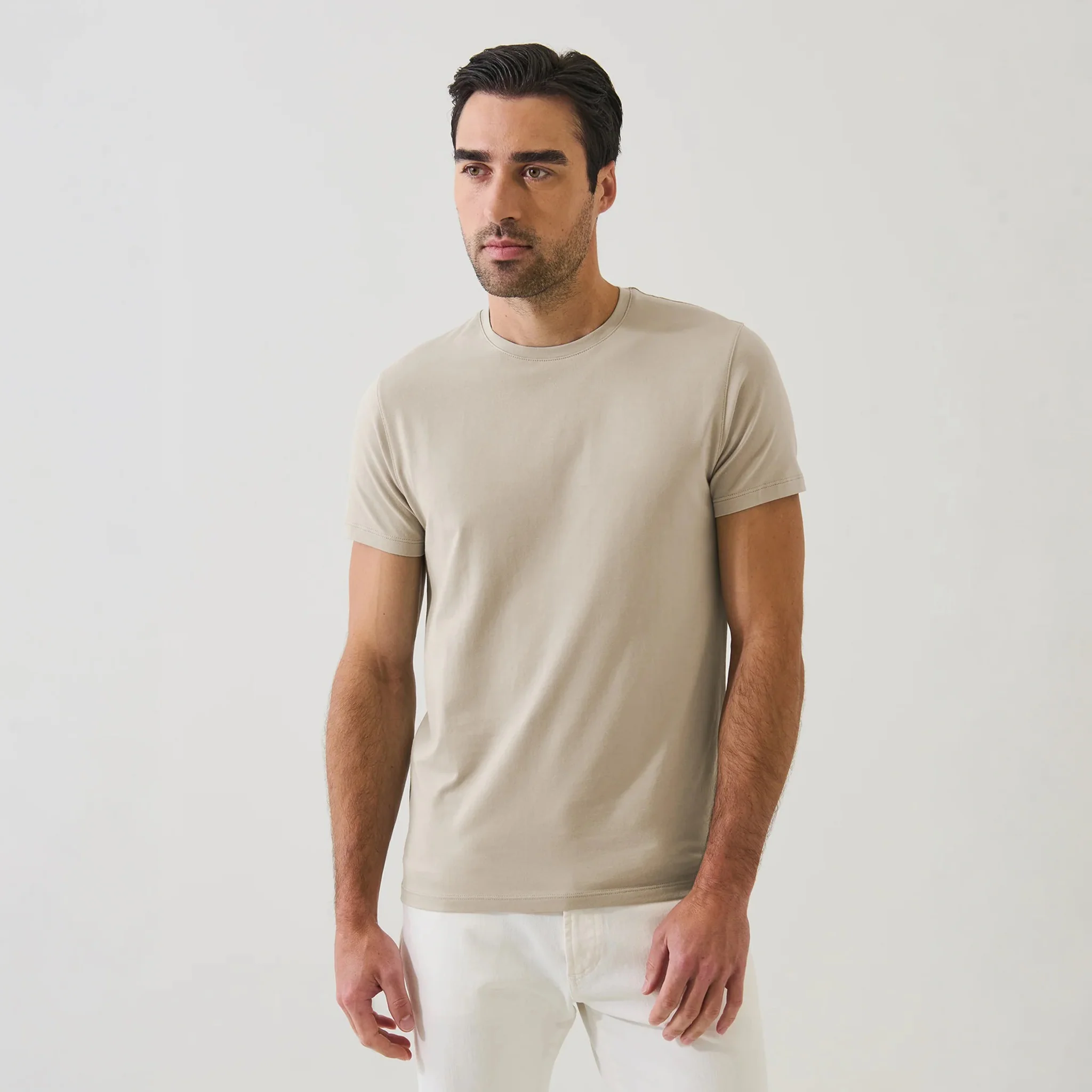 Frappe Pima Cotton Stretch Iconic T-Shirt - Patrick Assaraf - Image 3