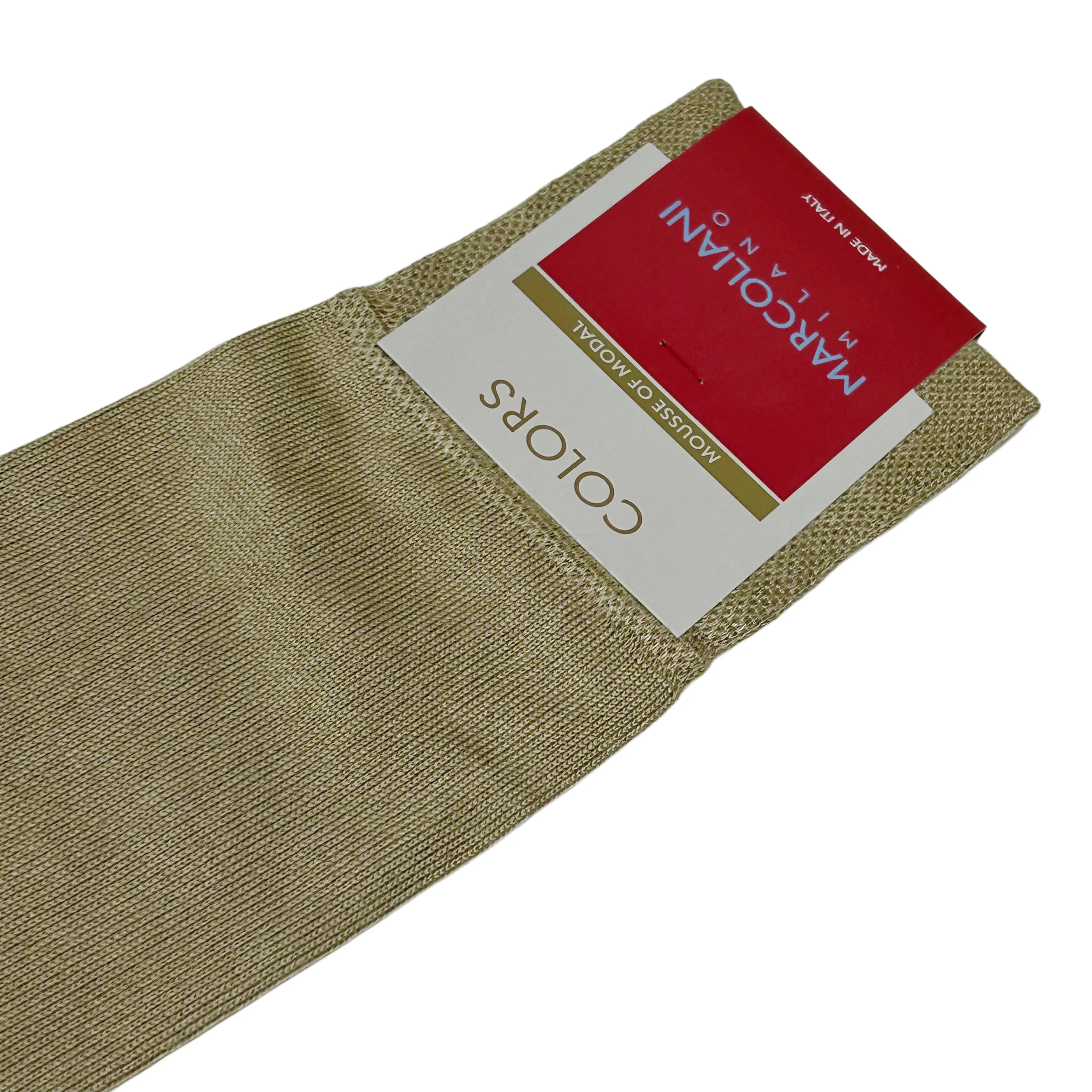 Golden Khaki Mousse of Modal Mid-Calf Socks - Marcoliani - Image 3