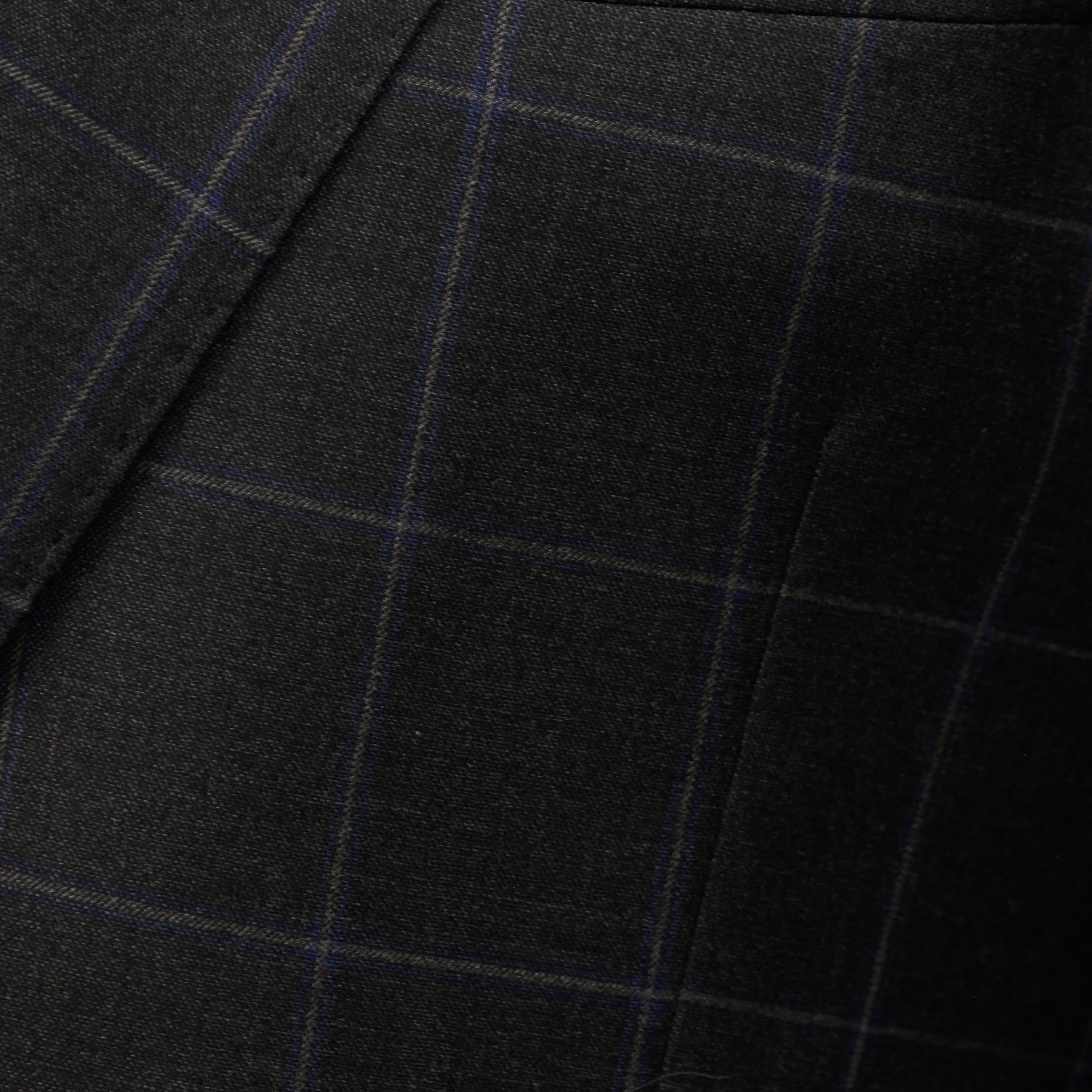 Charcoal Windowpane Check Essence Modern Fit - Jack Victor 1913 - Image 7