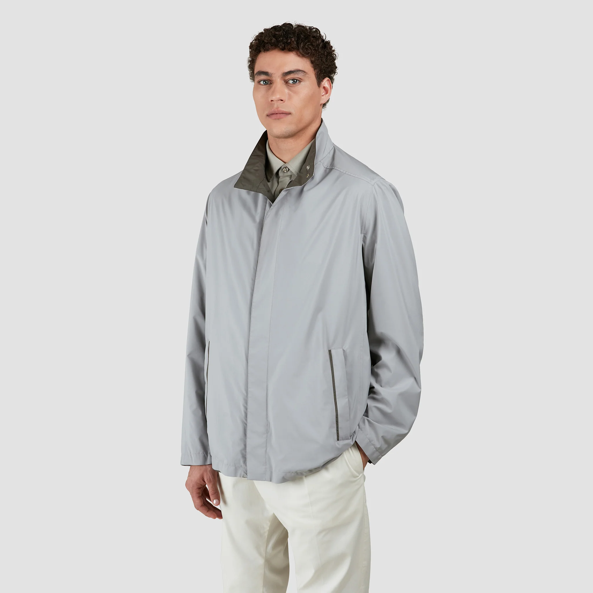 Gray & Green Typhoon® Platinum Reversible Field Jacket - Paul & Shark - Image 3