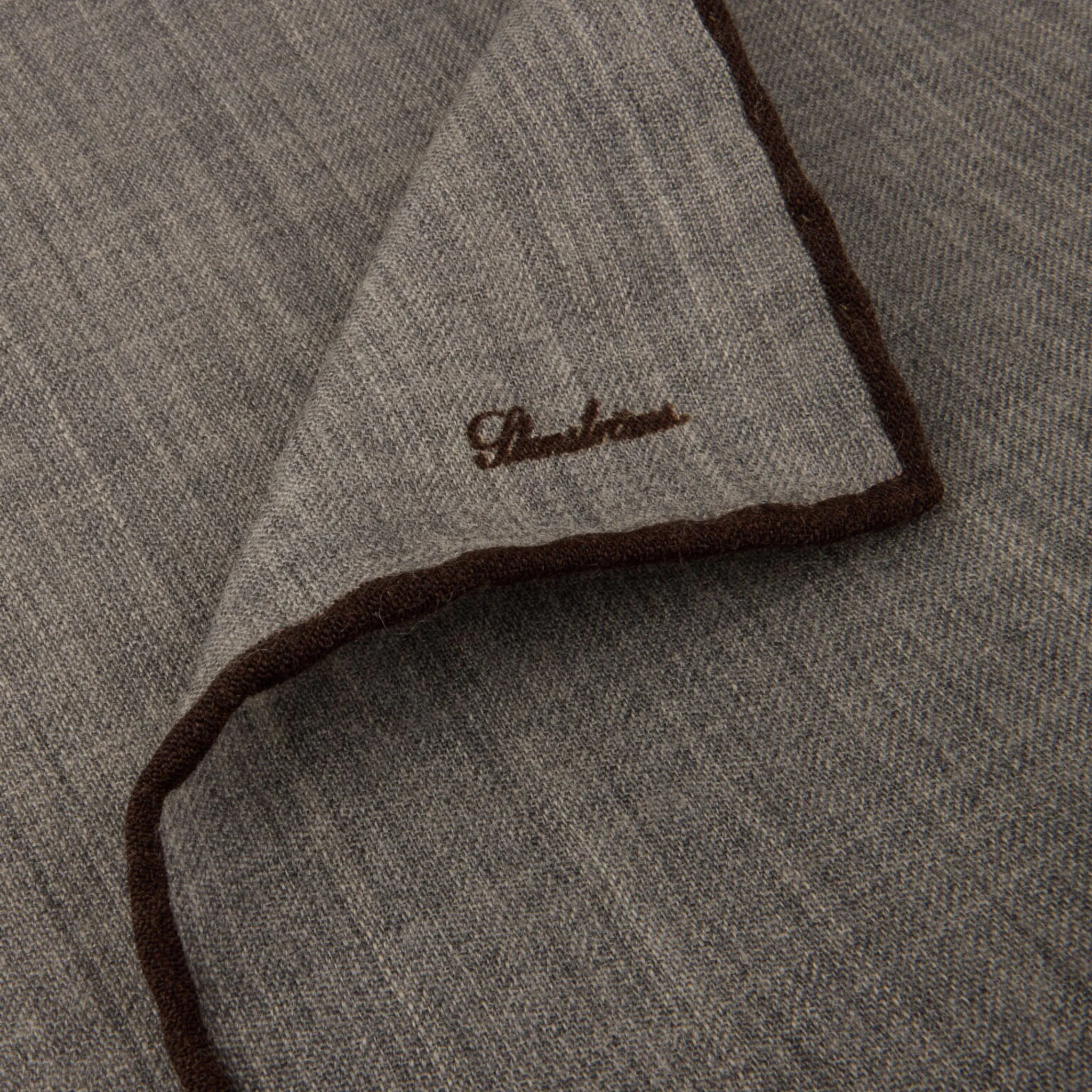 Gray & Brown Wool Hankie - Stenströms - Image 3