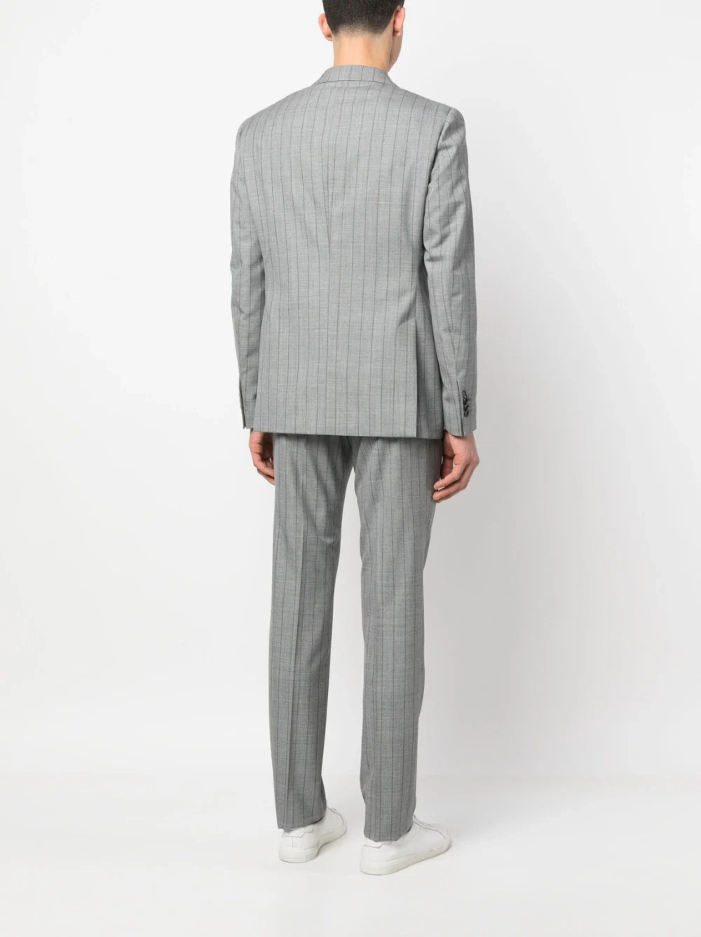 Gray Pin-Stripe Luigi Bianchi Mantova Suit - Image 6