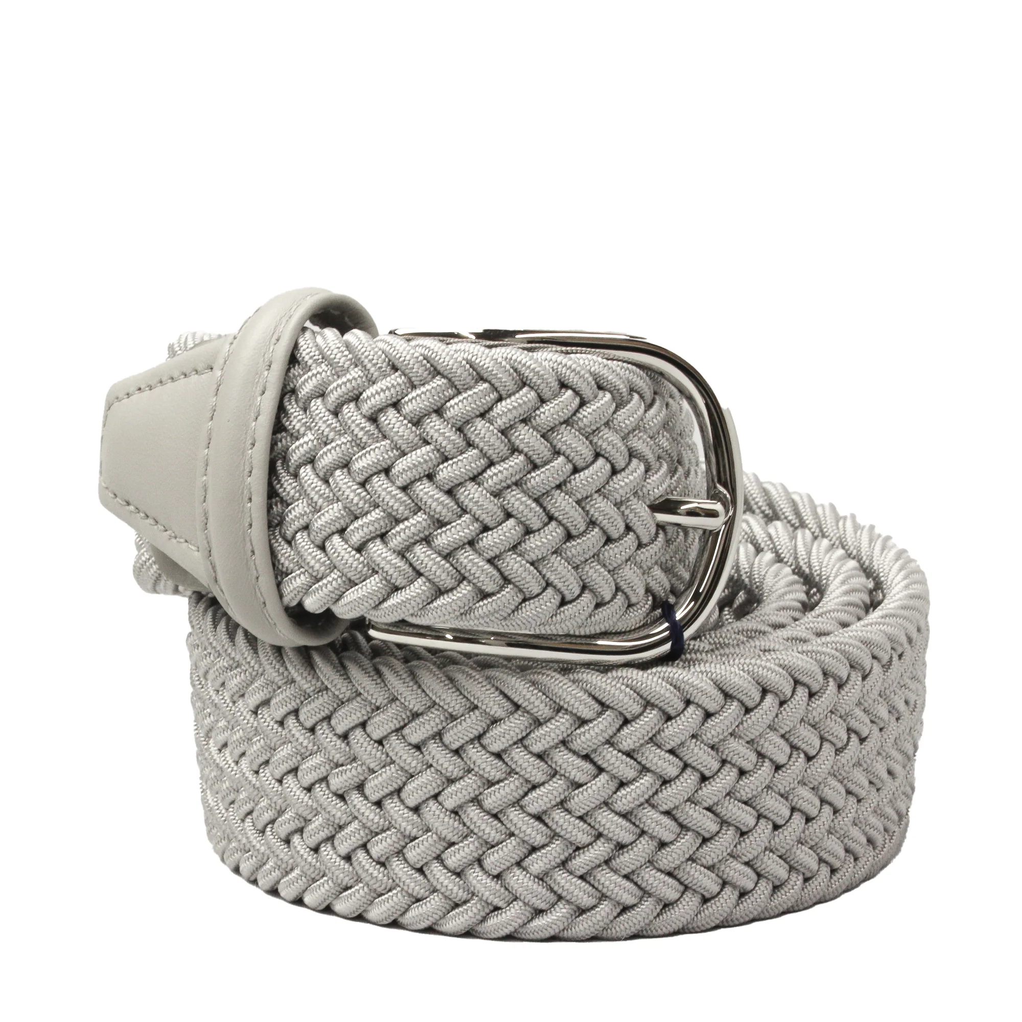 Light Gray Woven Elastic Belt - Anderson's - Image 3