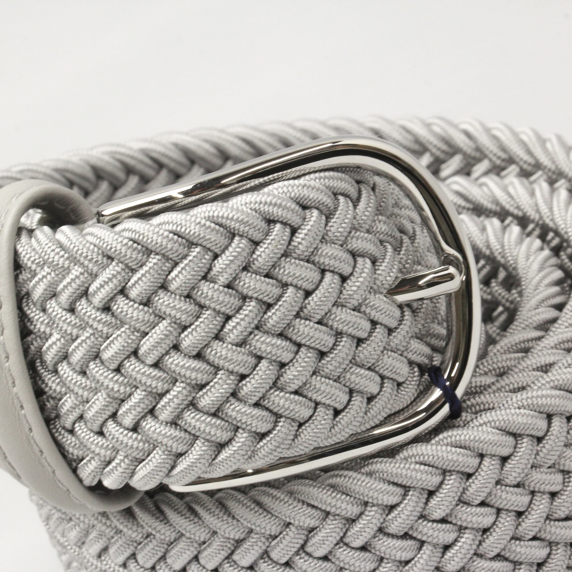 Light Gray Woven Elastic Belt - Anderson's - Image 5