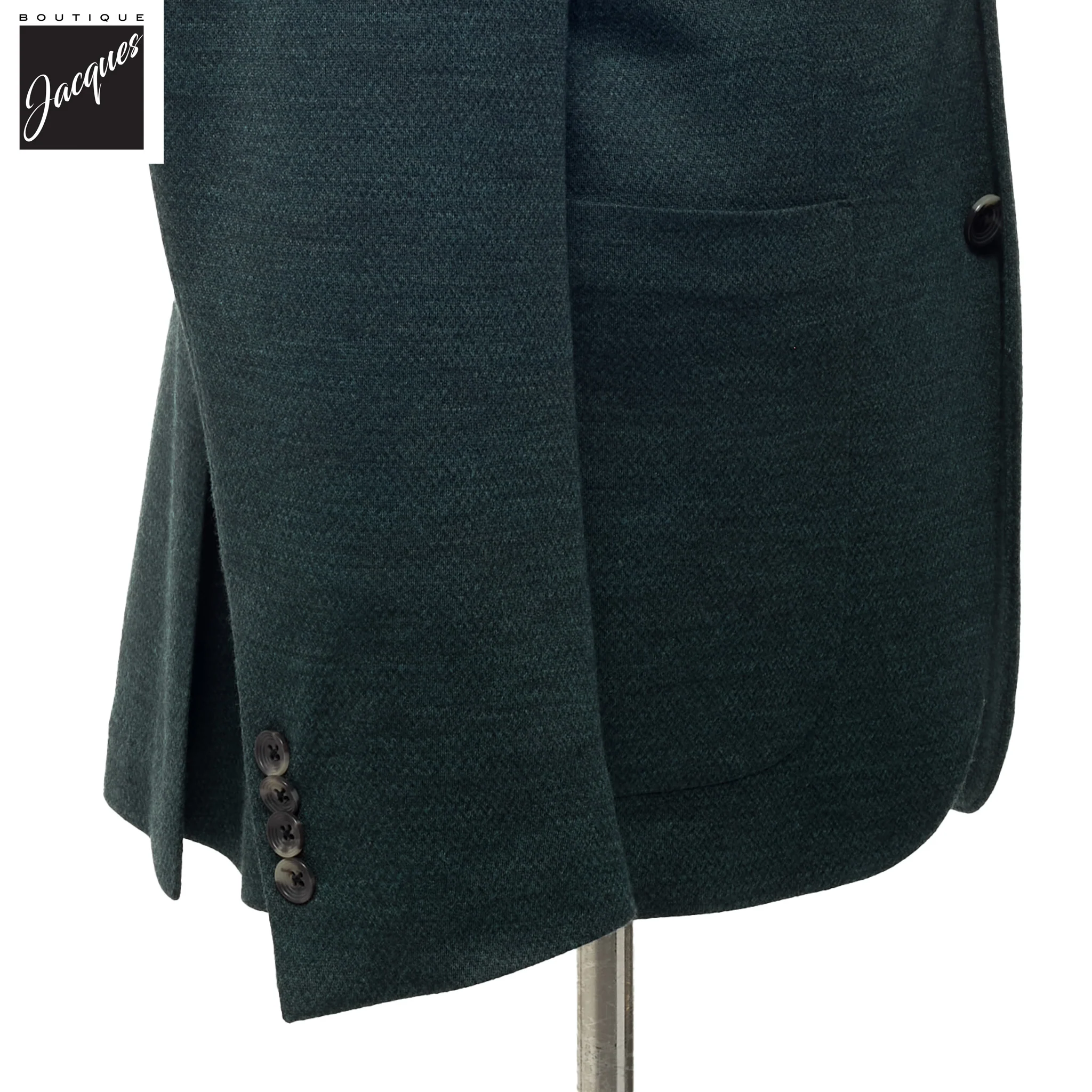 Green Loro Piana Hartford Contemporary Fit Knitted Sport Jacket - Jack Victor - Image 3
