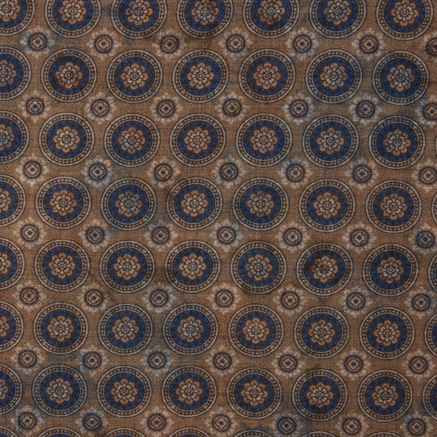 Light Brown Patterned Wool Hankie - Stenströms - Image 3