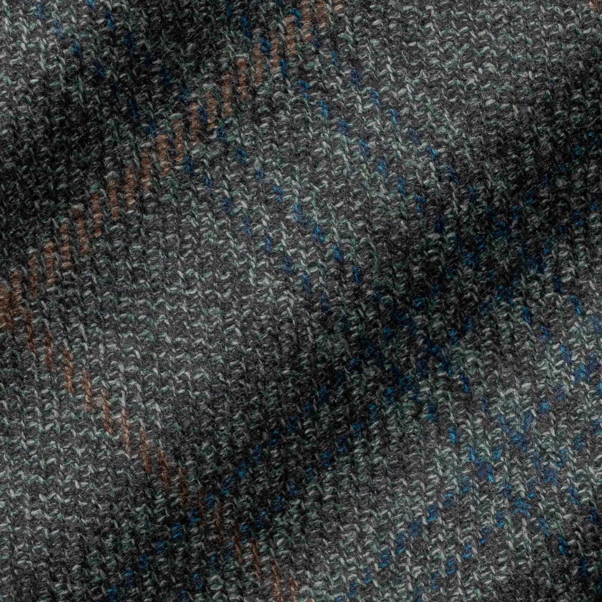 Green Plaid Wool-Silk Loro Piana McAllen Contemporary Fit Sport Jacket - Jack Victor - Image 5