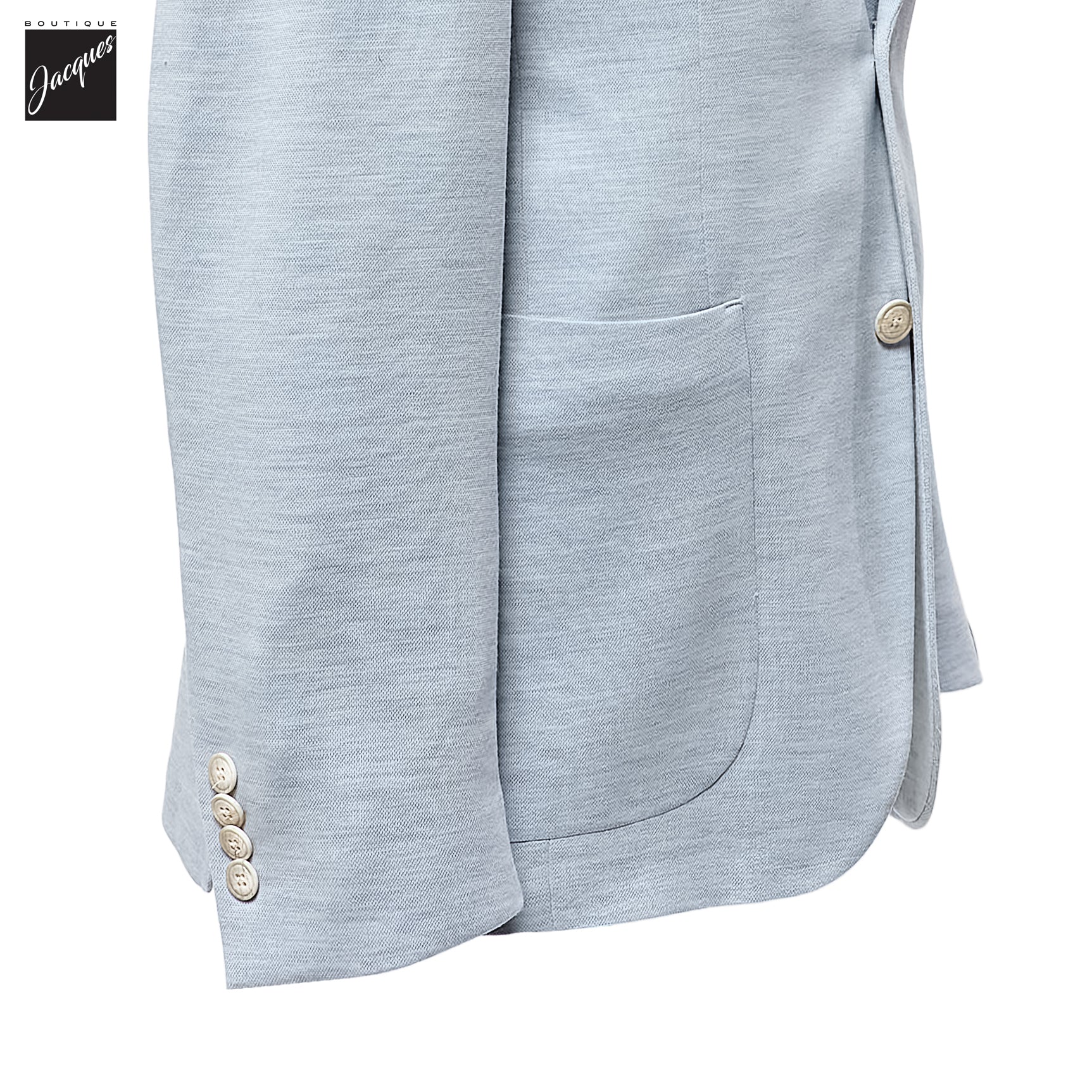 Ice Blue Loro Piana Wool Hartford Contemporary Fit Sport Jacket - Jack Victor - Image 3