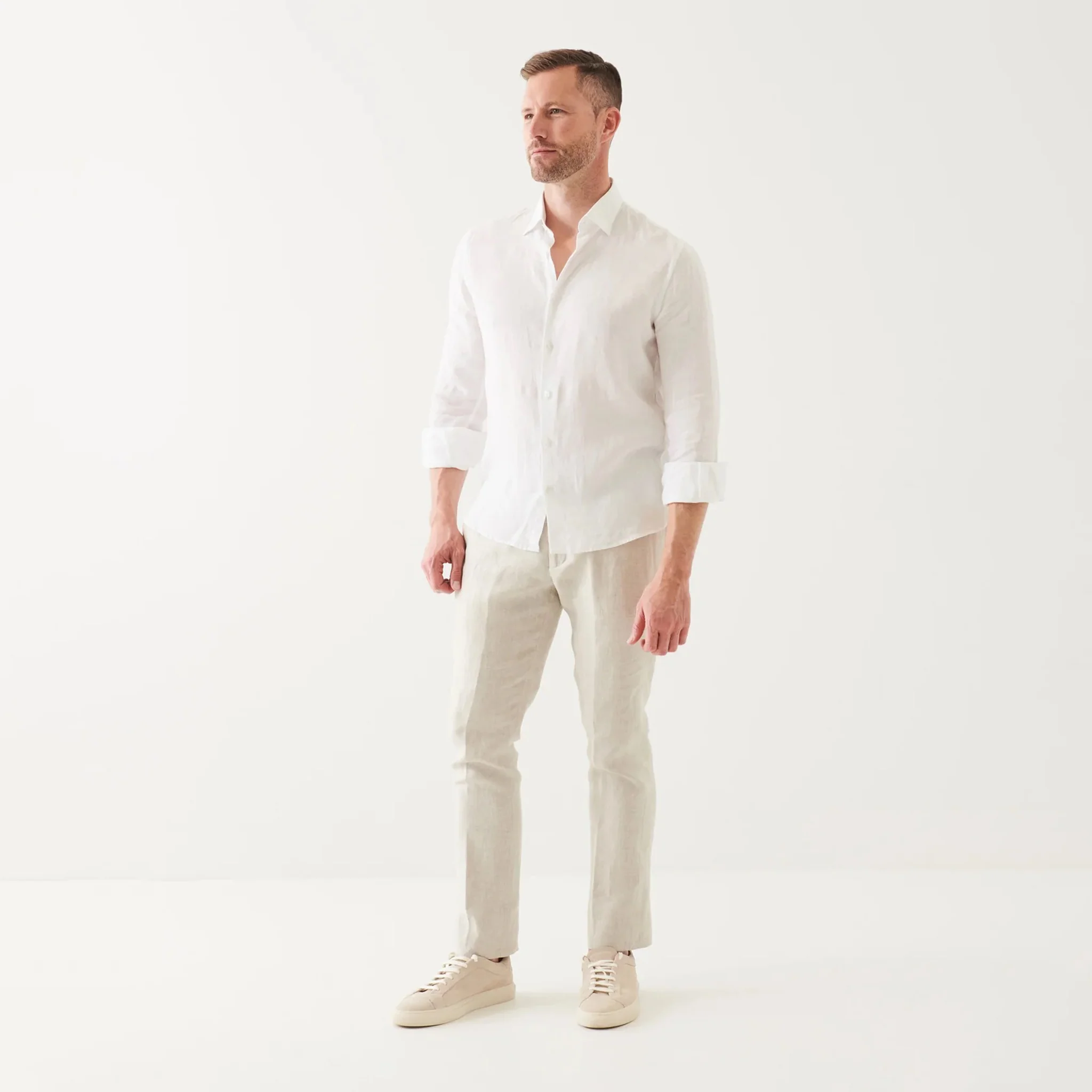 Grain Italian-made Linen Pant - PATRICK ASSARAF - Image 3