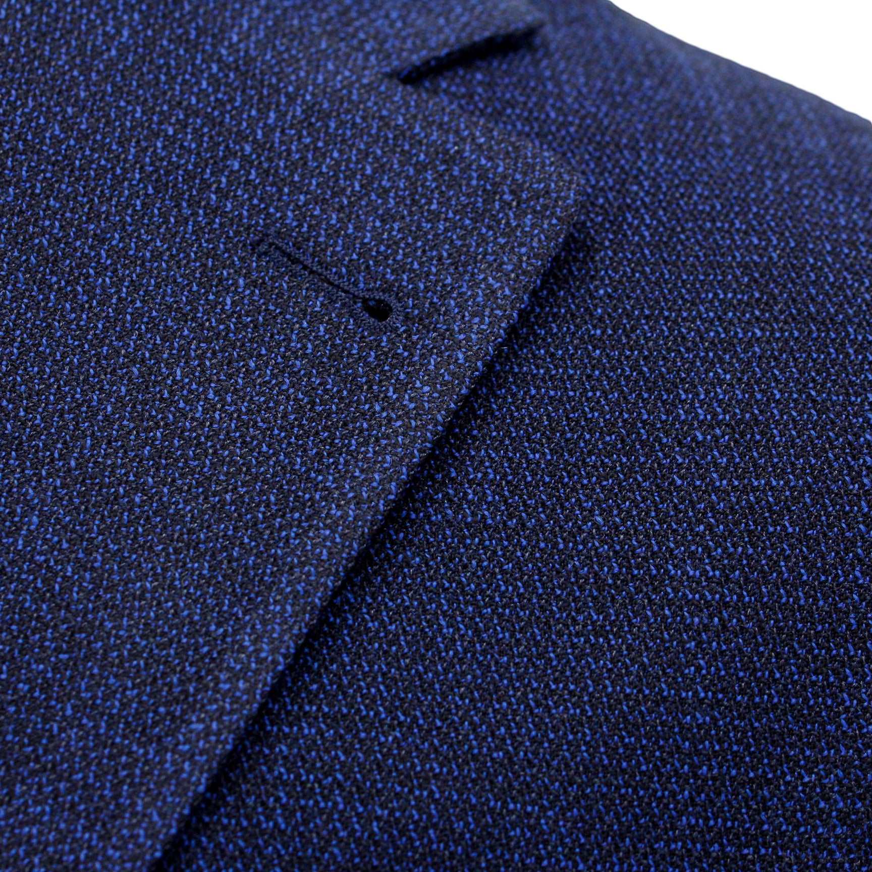 Blue Basketweave Hampton Contemporary Fit Unconstructed Sport Jacket - Jack Victor - Image 4
