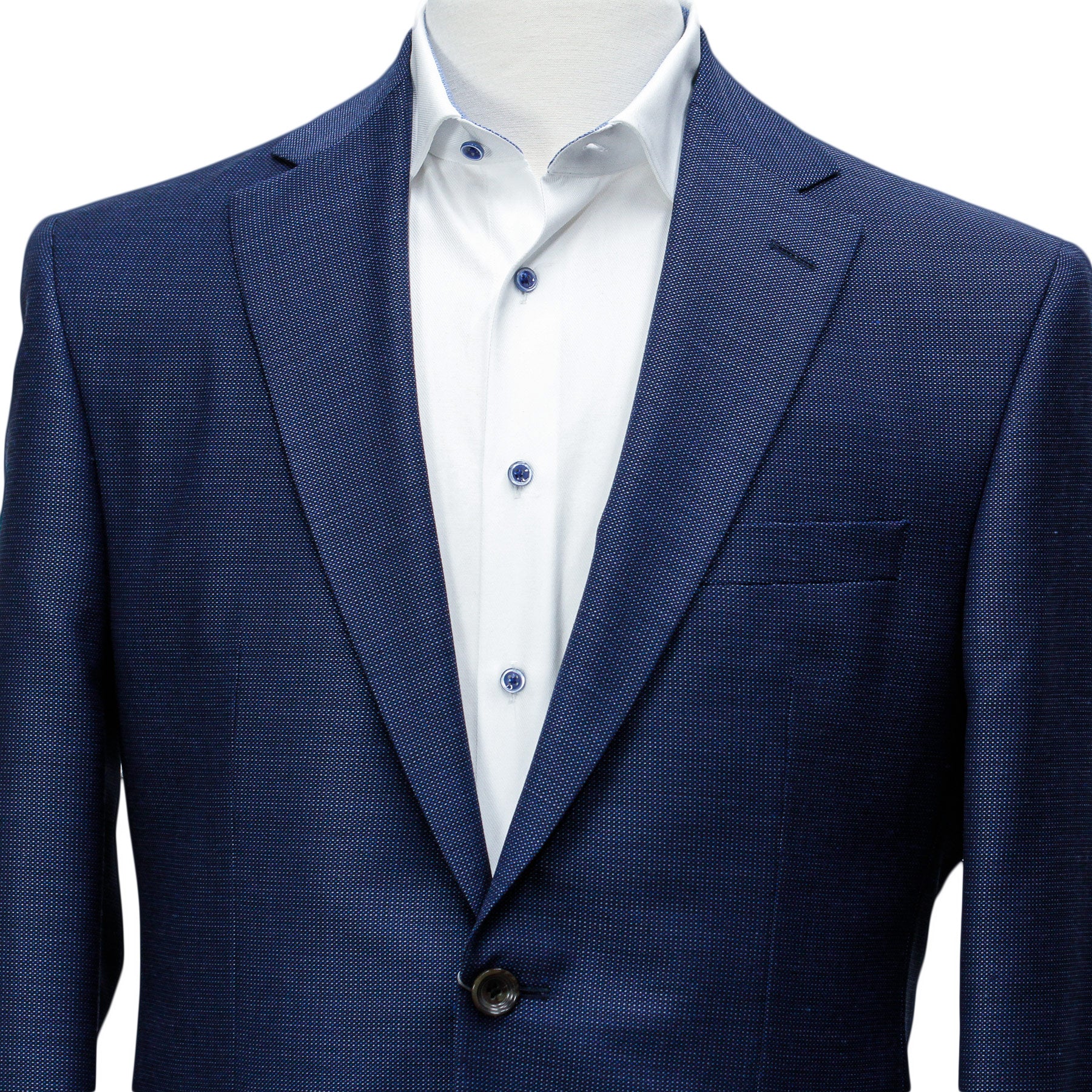 Jack Victor Blue Nail-head Esprit Modern Fit Suit - Image 4