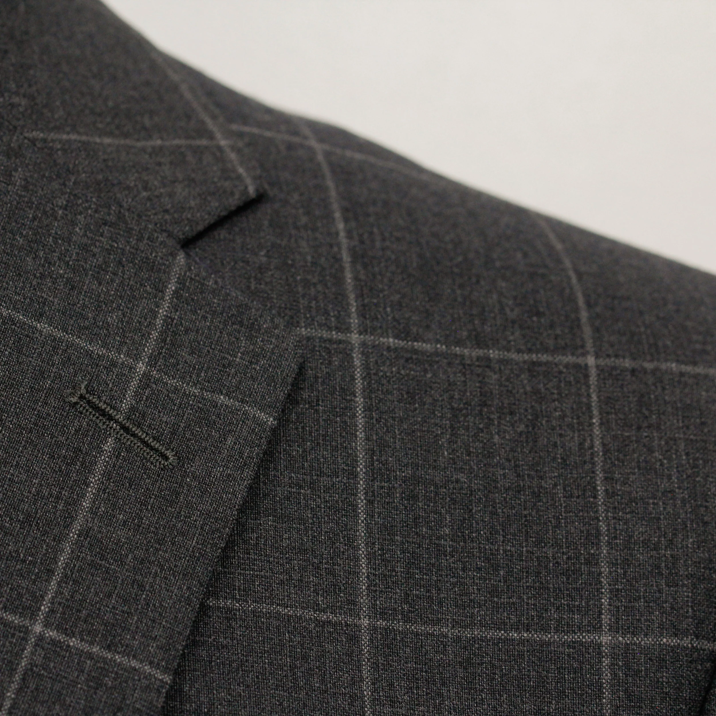 Charcoal Window-pane Check - Fraser Slim Fit Suit Jack Victor - Image 5