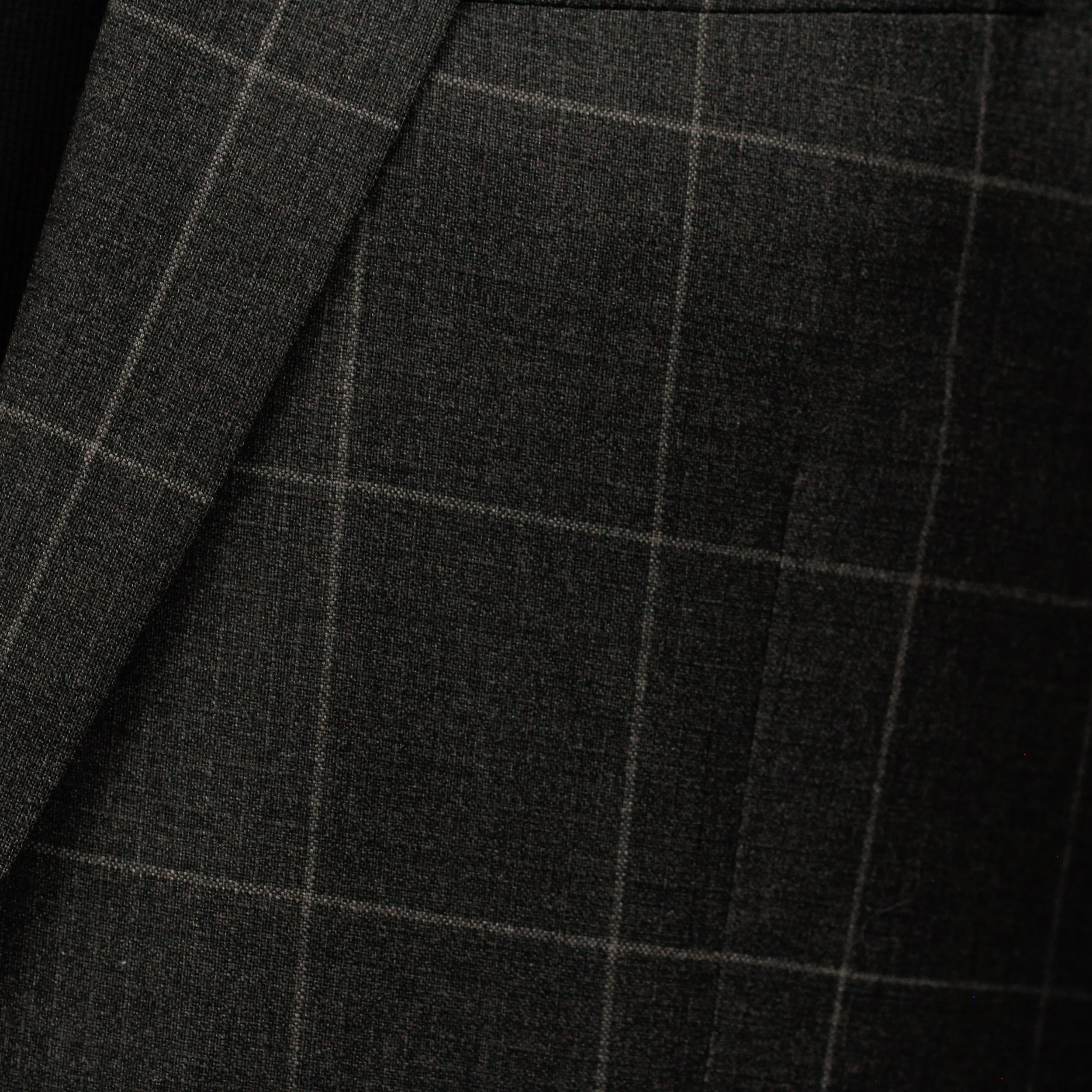 Charcoal Window-pane Check - Fraser Slim Fit Suit Jack Victor - Image 6