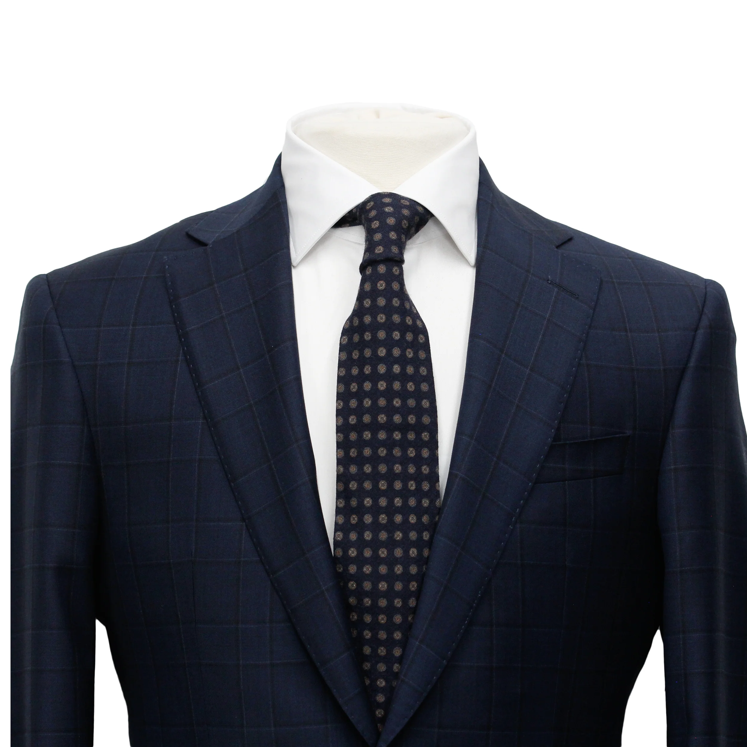 Midnight Blue Check Century Classic Fit Suit - Jack Victor - Image 3