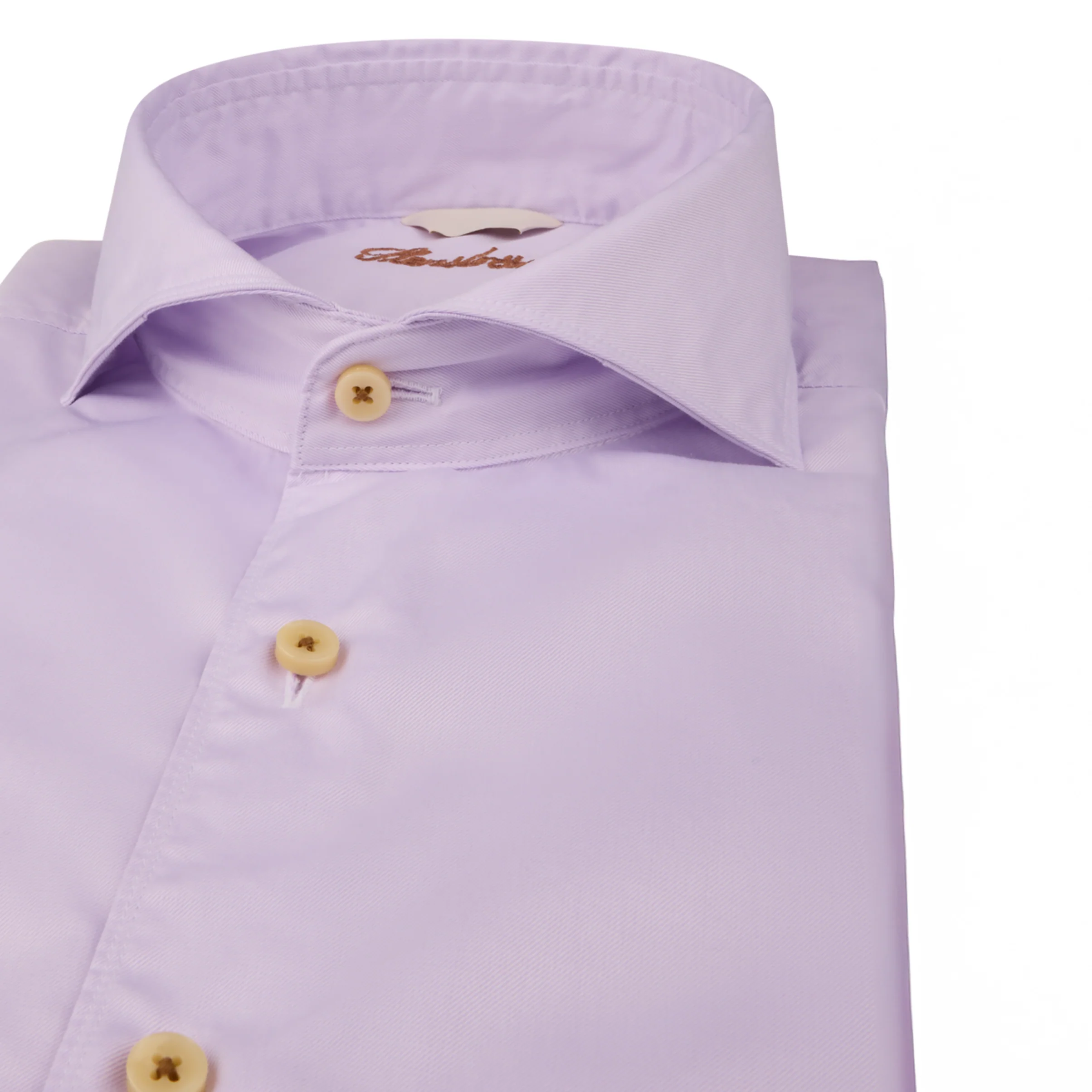 Lavender Garment Wash Fitted Casual Shirt - Stenströms - Image 2