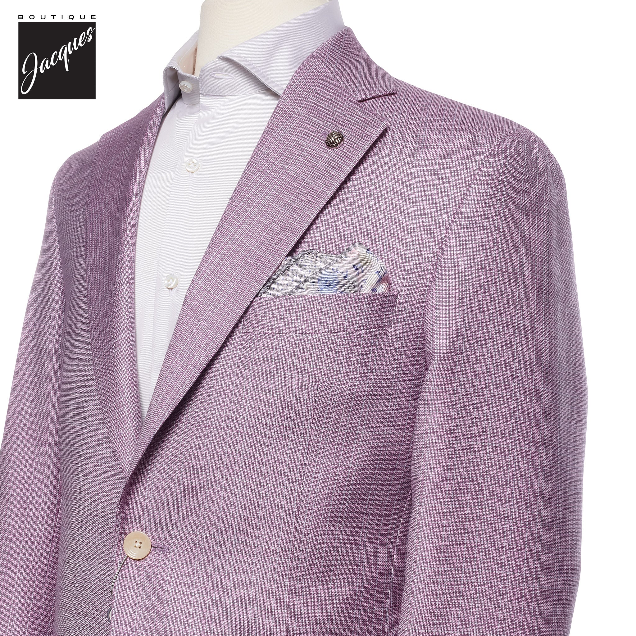Lavender Neat Montana Contemporary Fit Sport Jacket - Jack Victor - Image 2