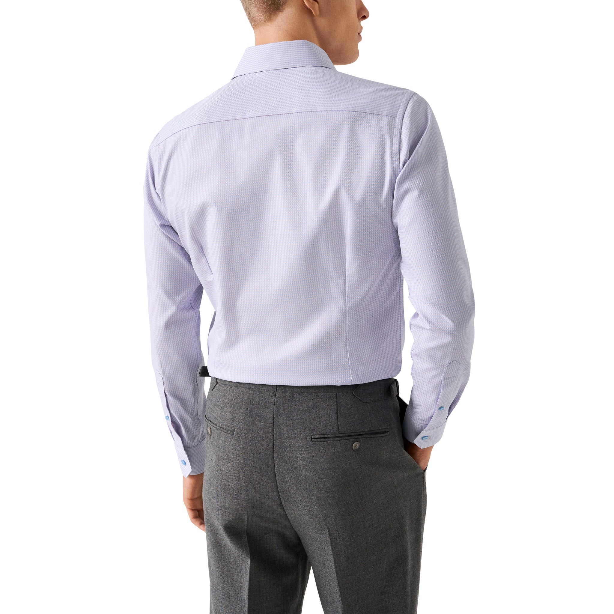 Lavender Signature Dobby Contemporary Fit Shirt - ETON - Image 6
