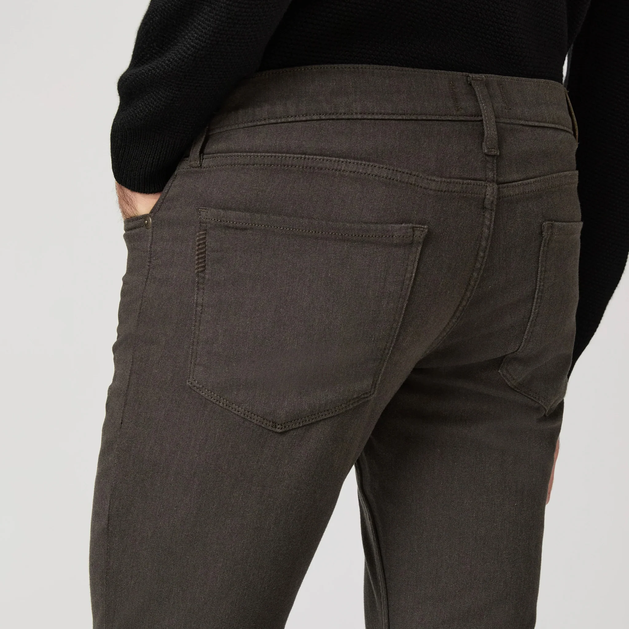 Lennox - Carbon Clay Transcend Five Pocket Pants - PAIGE - Image 5