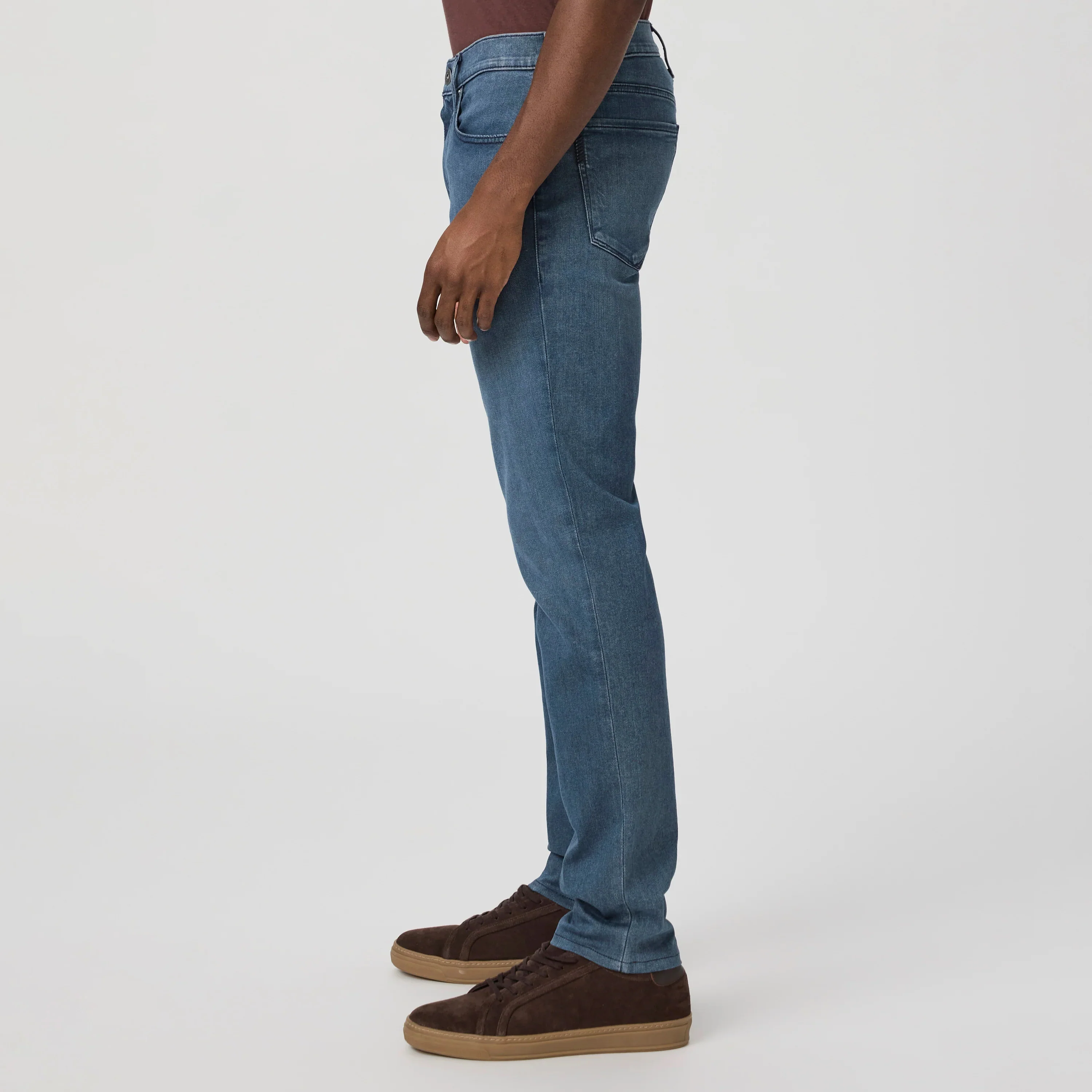 Lennox - Dego - Slim Fit Mid Blue Wash Transcend Jeans - PAIGE - Image 3